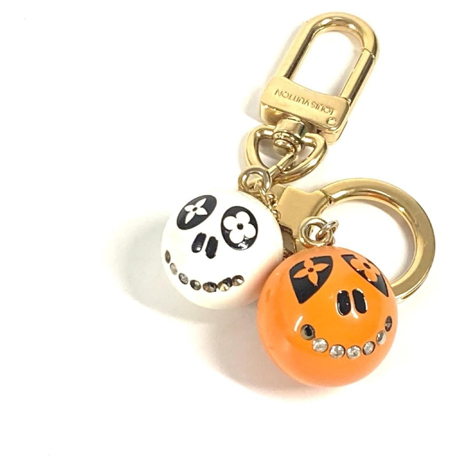 Louis Vuitton Portocle Jacques & Lucy Bag Charm Keychain White