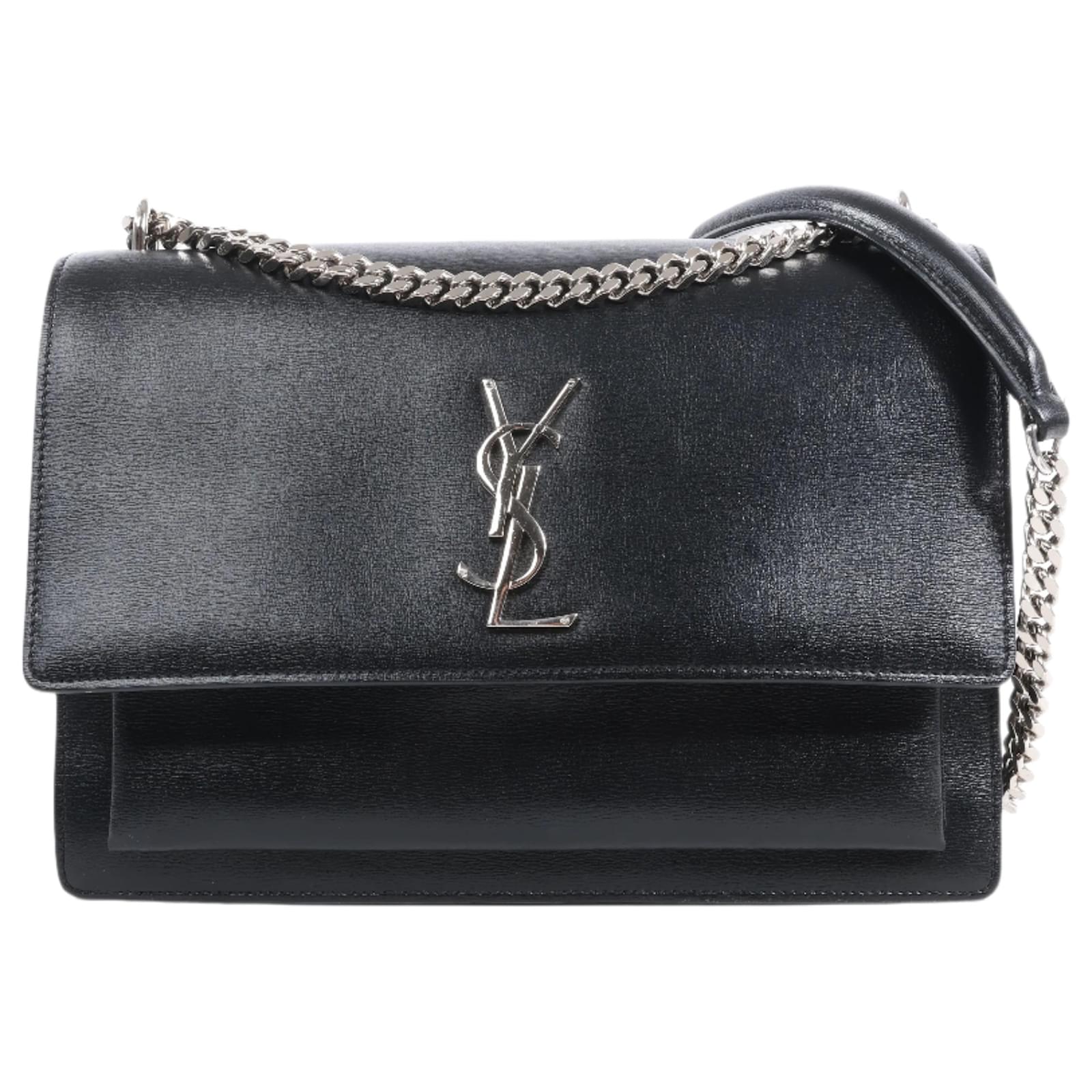 Saint Laurent Paris Medium Sunset Leather Chain Shoulder Bag in