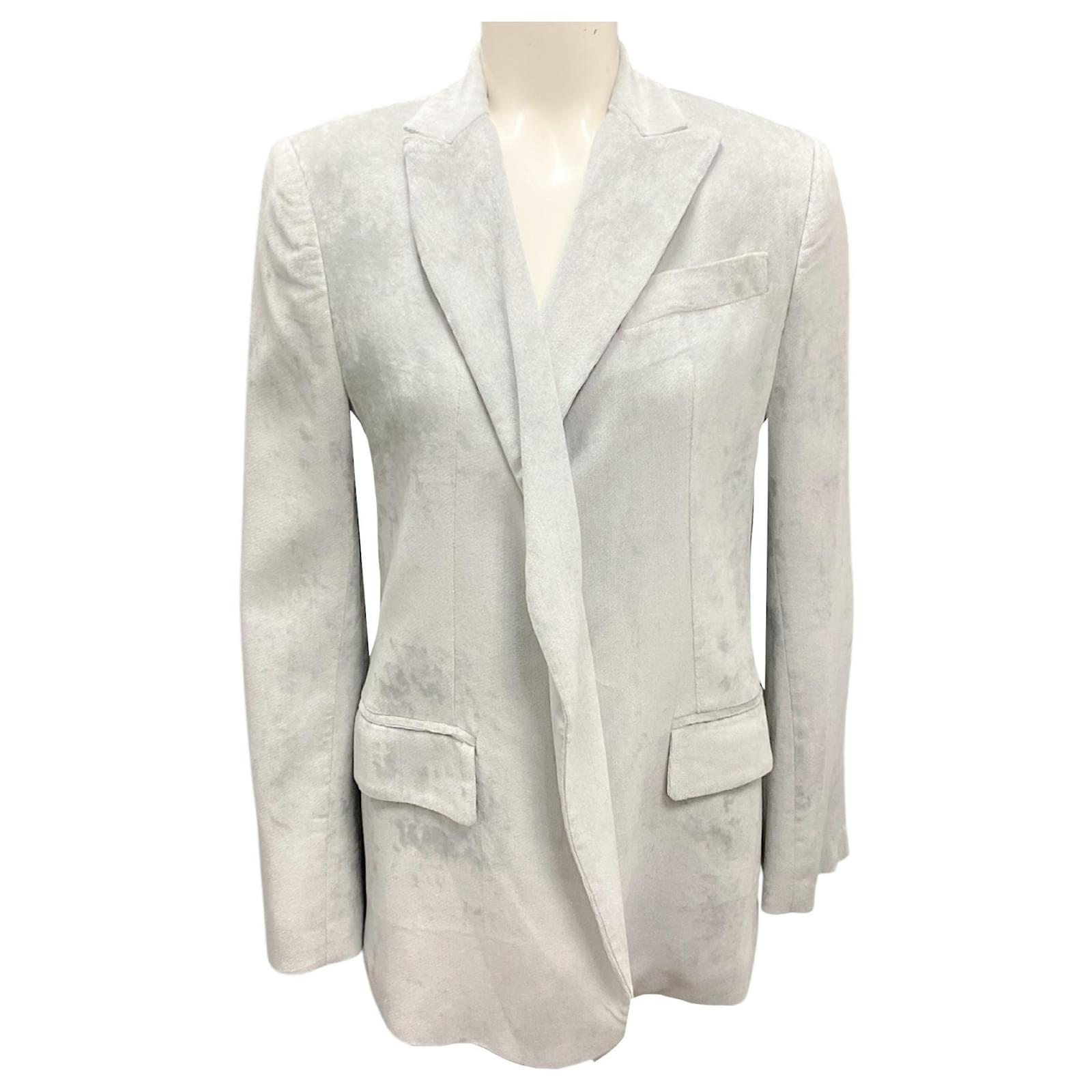 NUDE Velvet blazer Gray 1103019