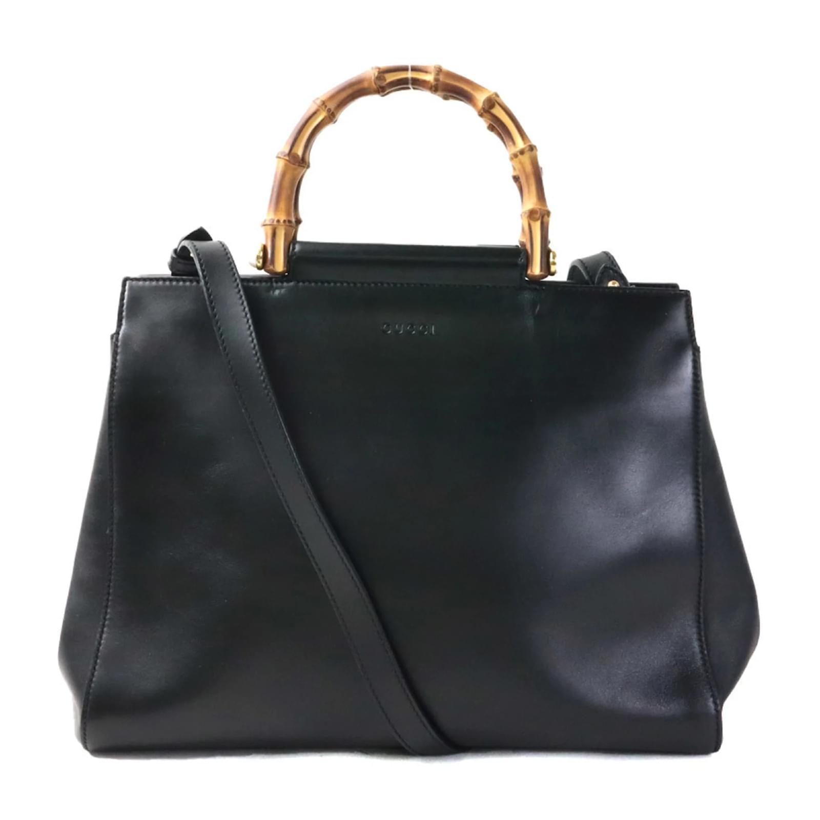 Gucci Black Leather Handbag/Shoulder Bag ref.JC2354446 (Sold