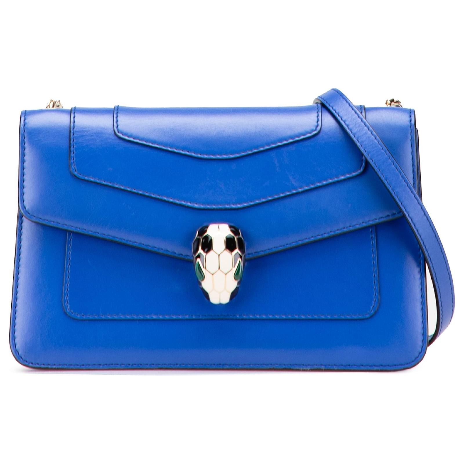 Bulgari Bvlgari Blau Kleine Leder Serpenti Forever Ketten