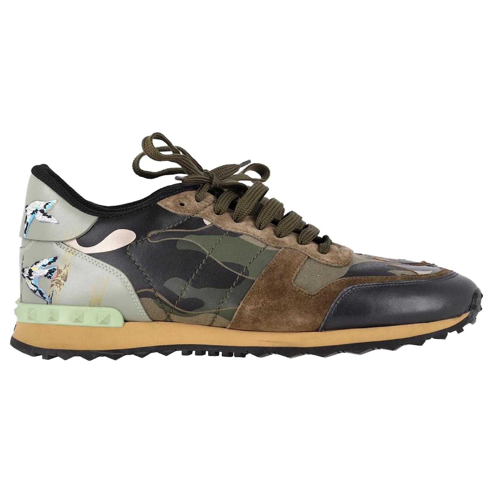 Valentino Garavani Valentino Rockrunner Camouflage Studded