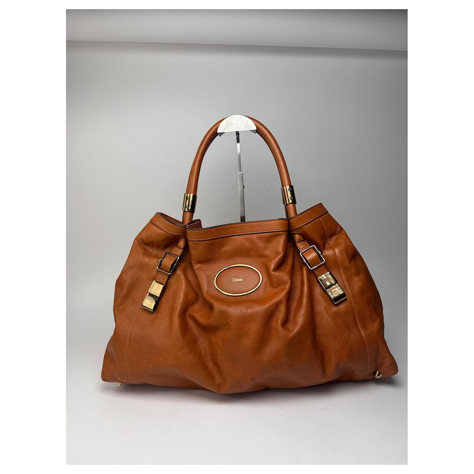 Chloé Vintage Chloe Leather bag Orange brown ref.JC2358499 (Sold