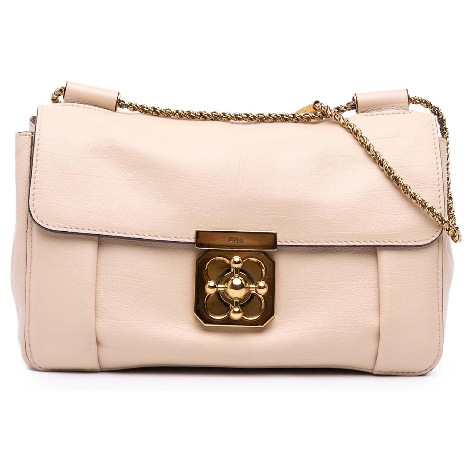 Chloe Store Chloe Elsie Bag Medium Chloé Brown Medium Goatskin