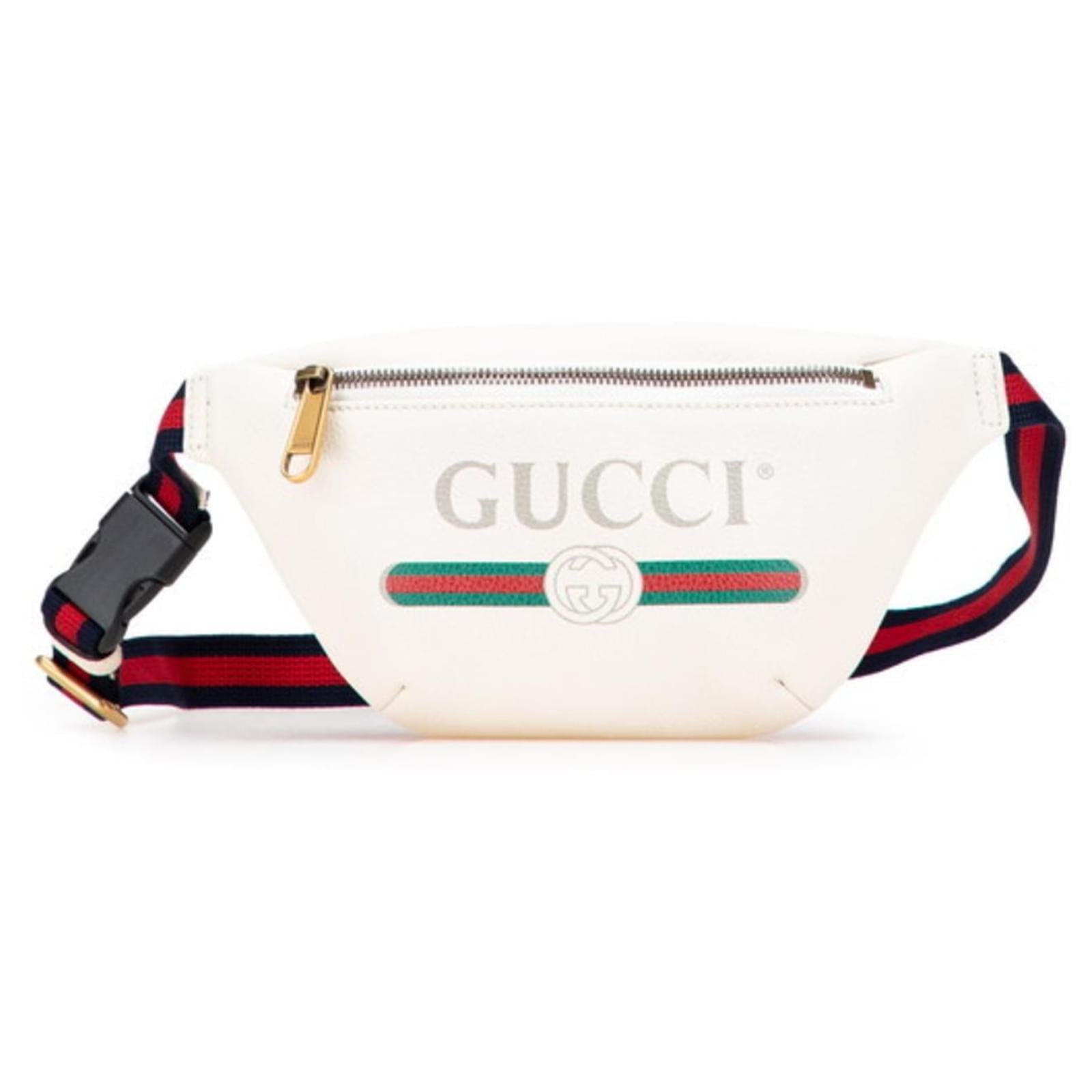 Gucci Multi-Color Leather Fanny Pack White Multiple colors ref
