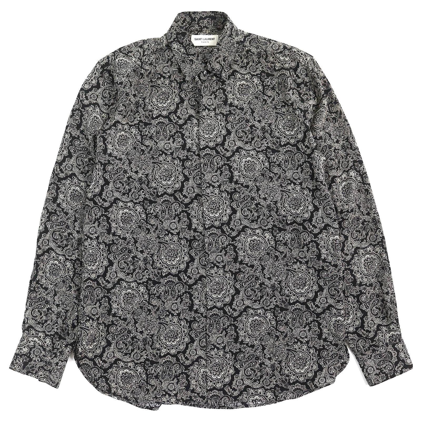 トップス Saint Laulent paisley shirt Saint Laulent paisley shirt SAINT LAURENT paisley