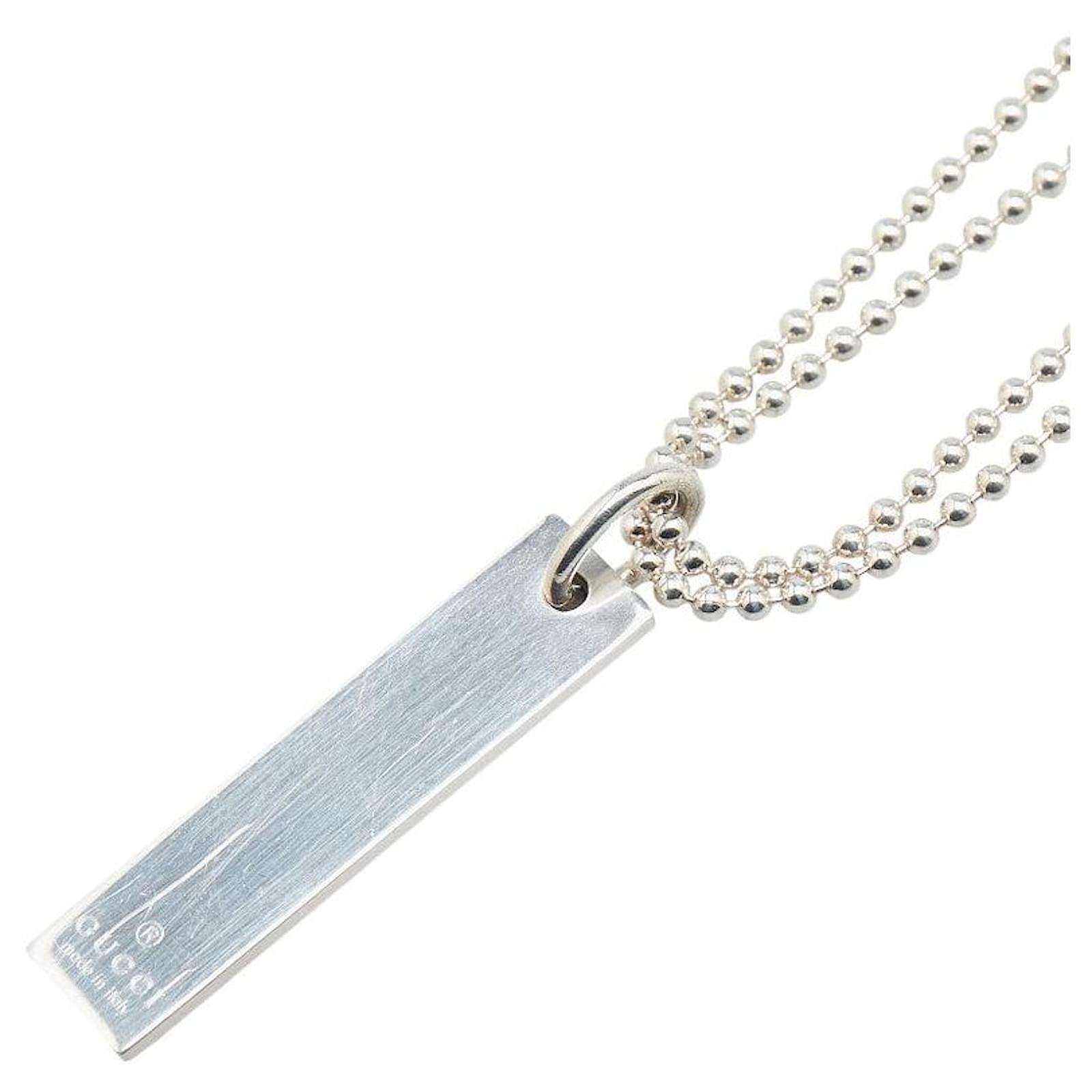 アクセサリー GUCCI SV925 Logo plate Necklace F4064891-1.jpg?v=1748068103