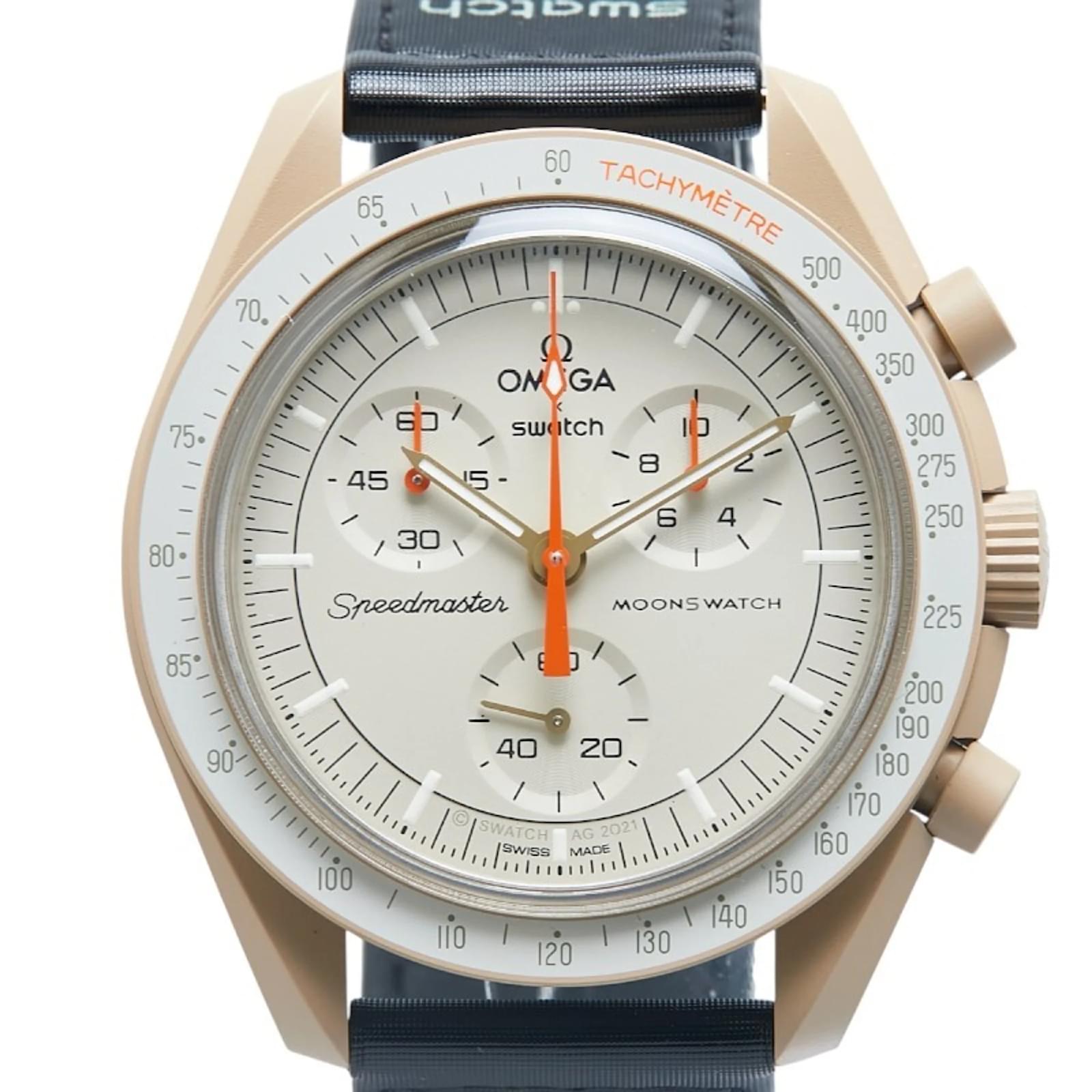 OMEGA x Swatch MoonSwatch Mission to Jupiter Watch Beige ref