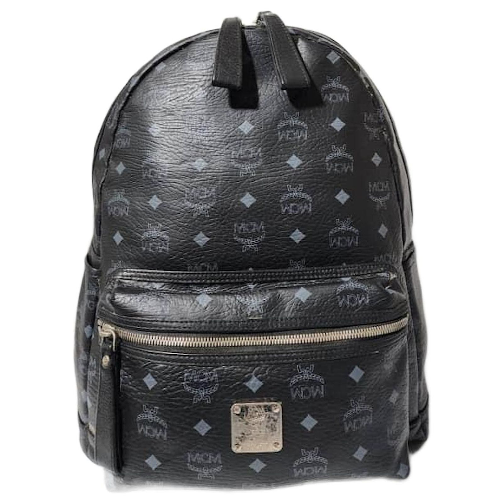 MCM Stark Classic Visetos Canvas Backpack Bag Grey/Black MCM-Stark-Classic-Backpack-  main image 3