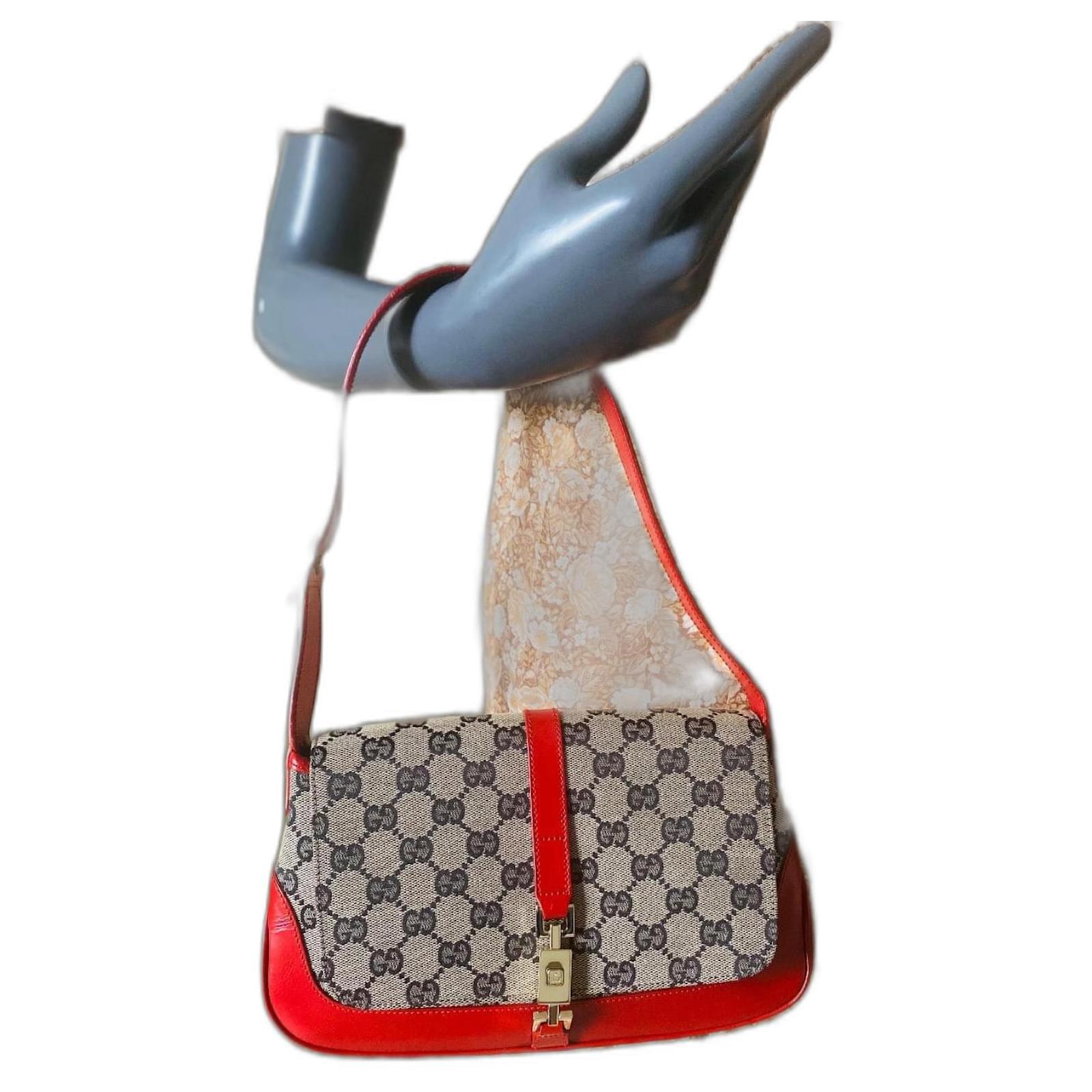 Gucci Jackie Cuir Rouge Joli Closet