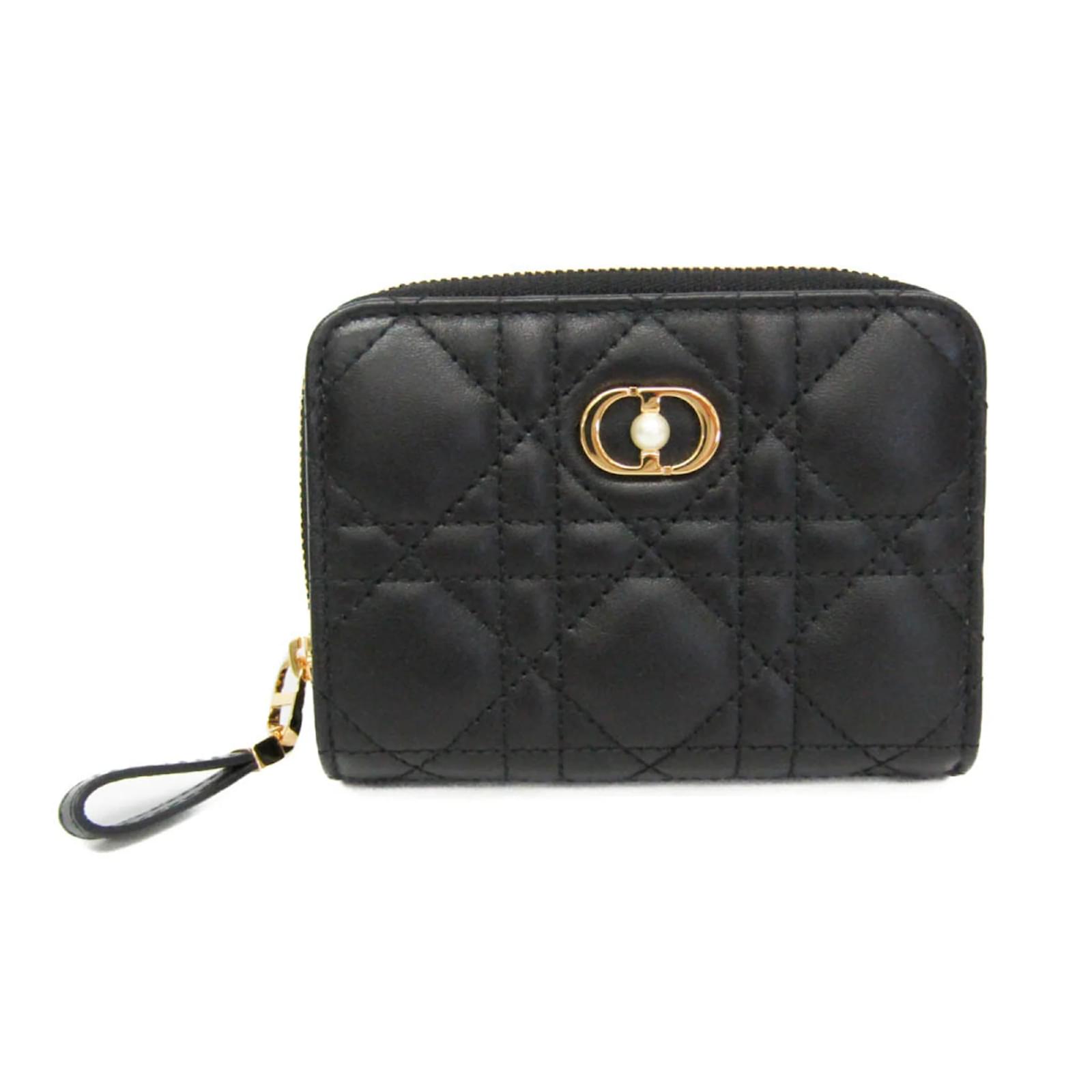 Christian Dior Cannage/Lady Dior Dior Jolie Scarlet Wallet