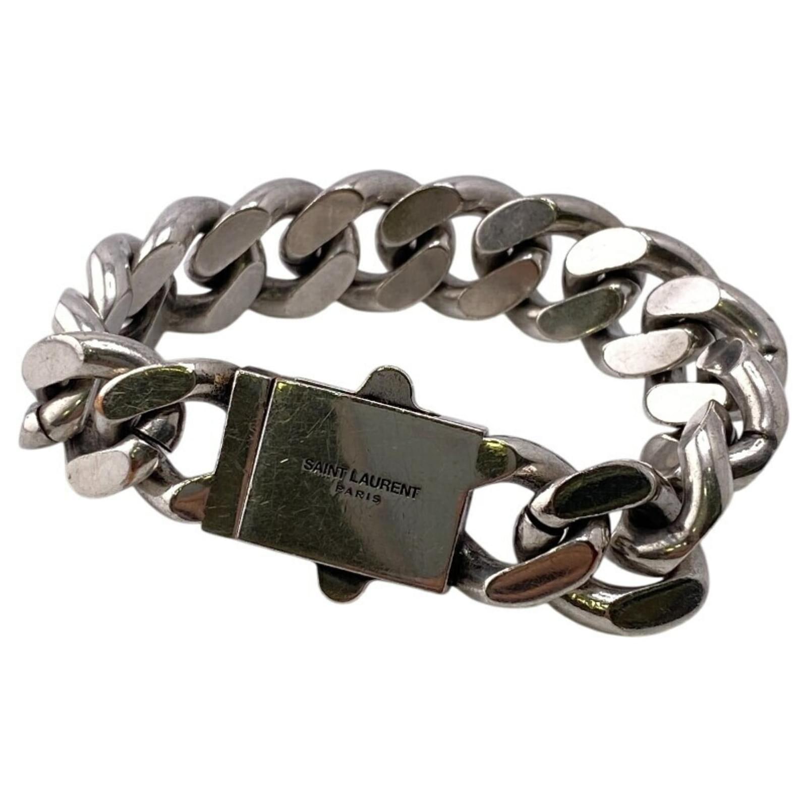 Bracelet en argent Yves Saint Laurent Métal Argenté