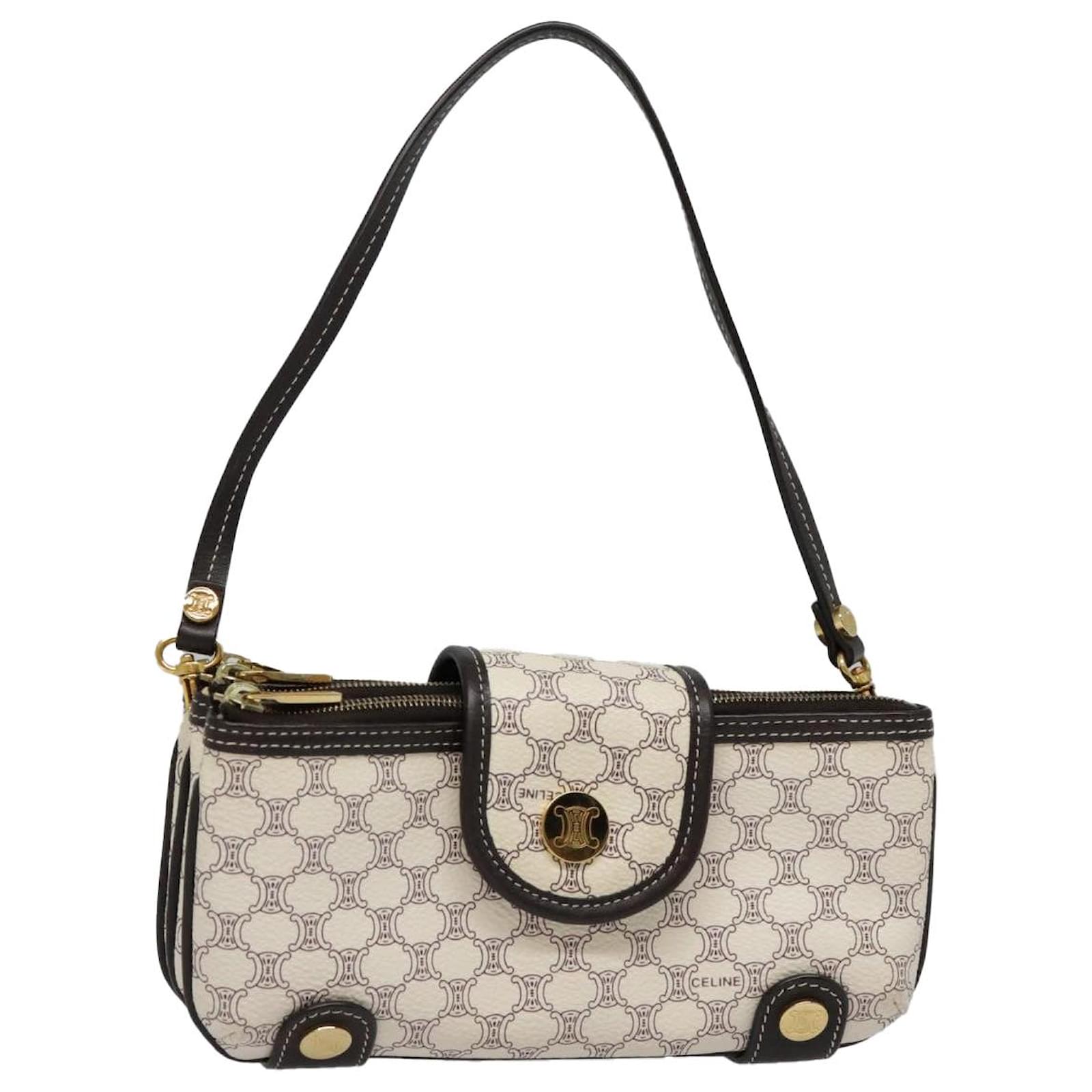 CELINE accessory pouch hand bag macadam