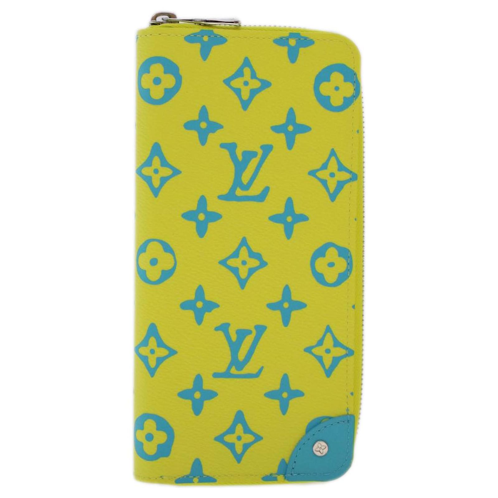 LOUIS VUITTON Playground Zippy Wallet Vertical Wallet Yellow