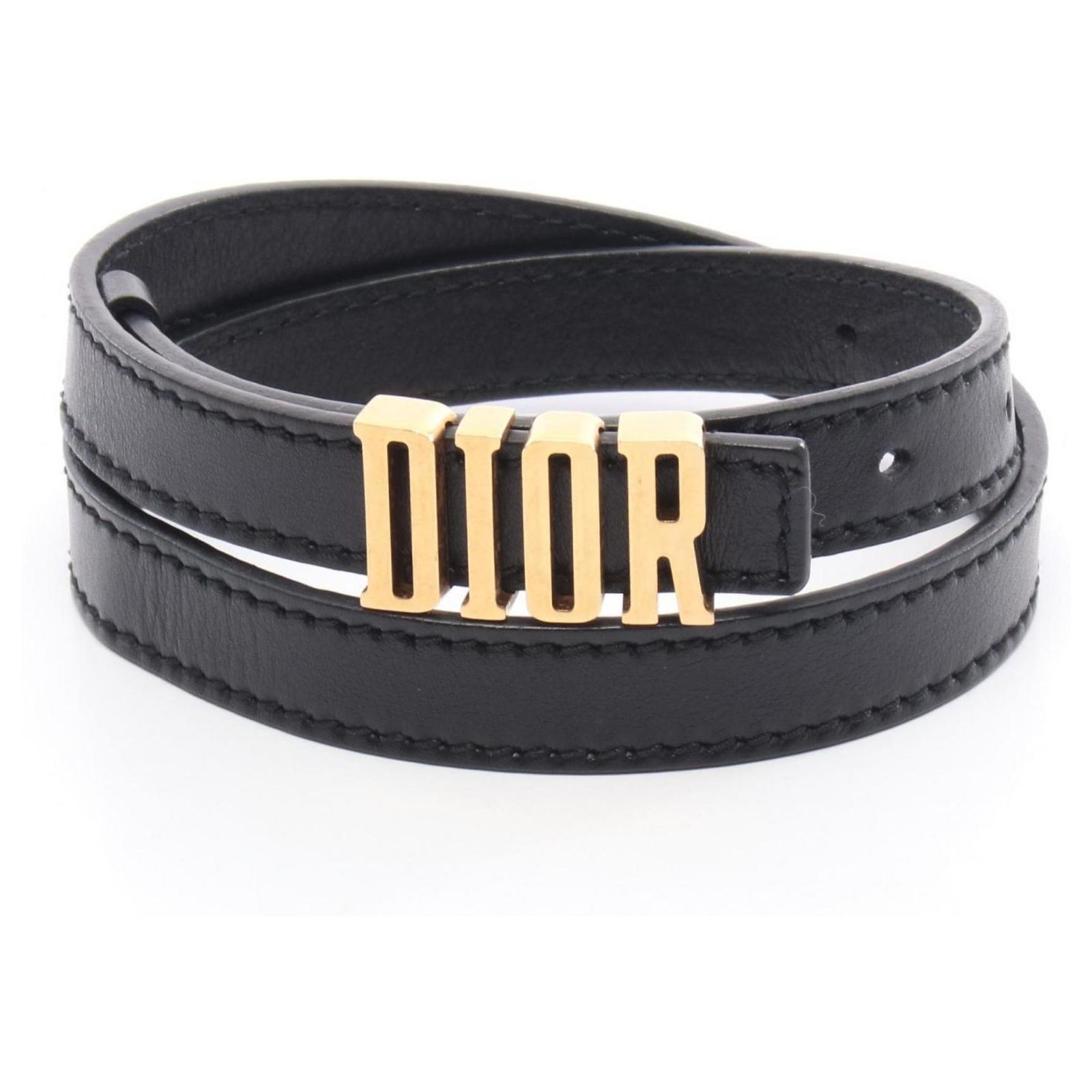 Dior D-fence Defense Logo Buckle Belt 75 Black Calf Christian Dior Black D-FENCE LOGO main image 3