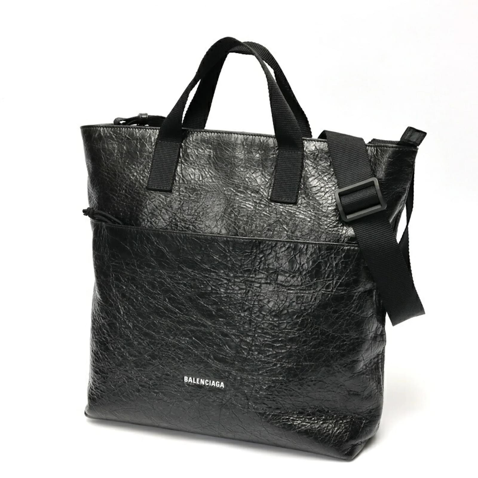 Balenciaga Explorer Tote Bag Black Leather ref.JC2378059 (Sold
