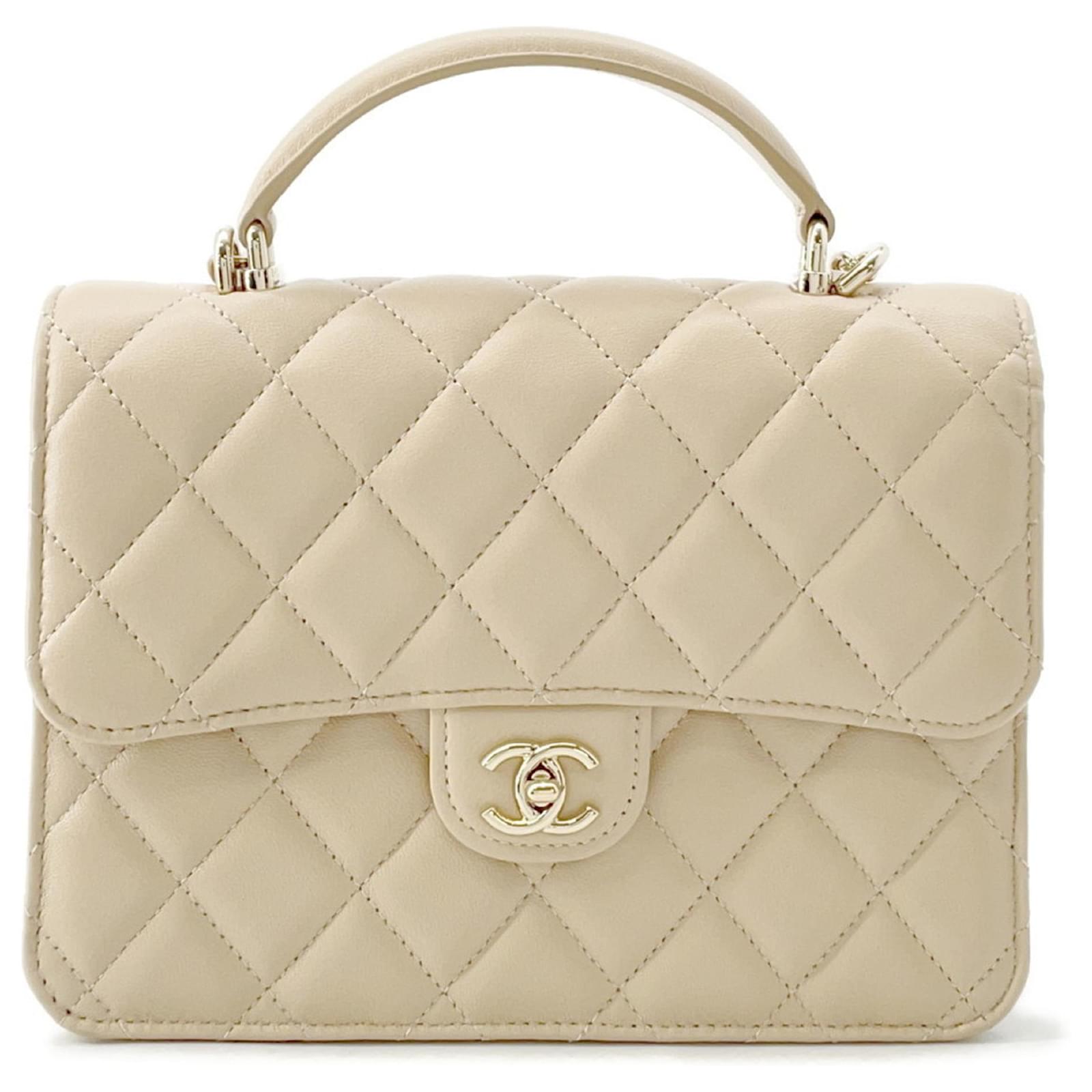 Chanel Chain Shoulder Backpack Mini Matelasse Lambskin 2-Way Bag