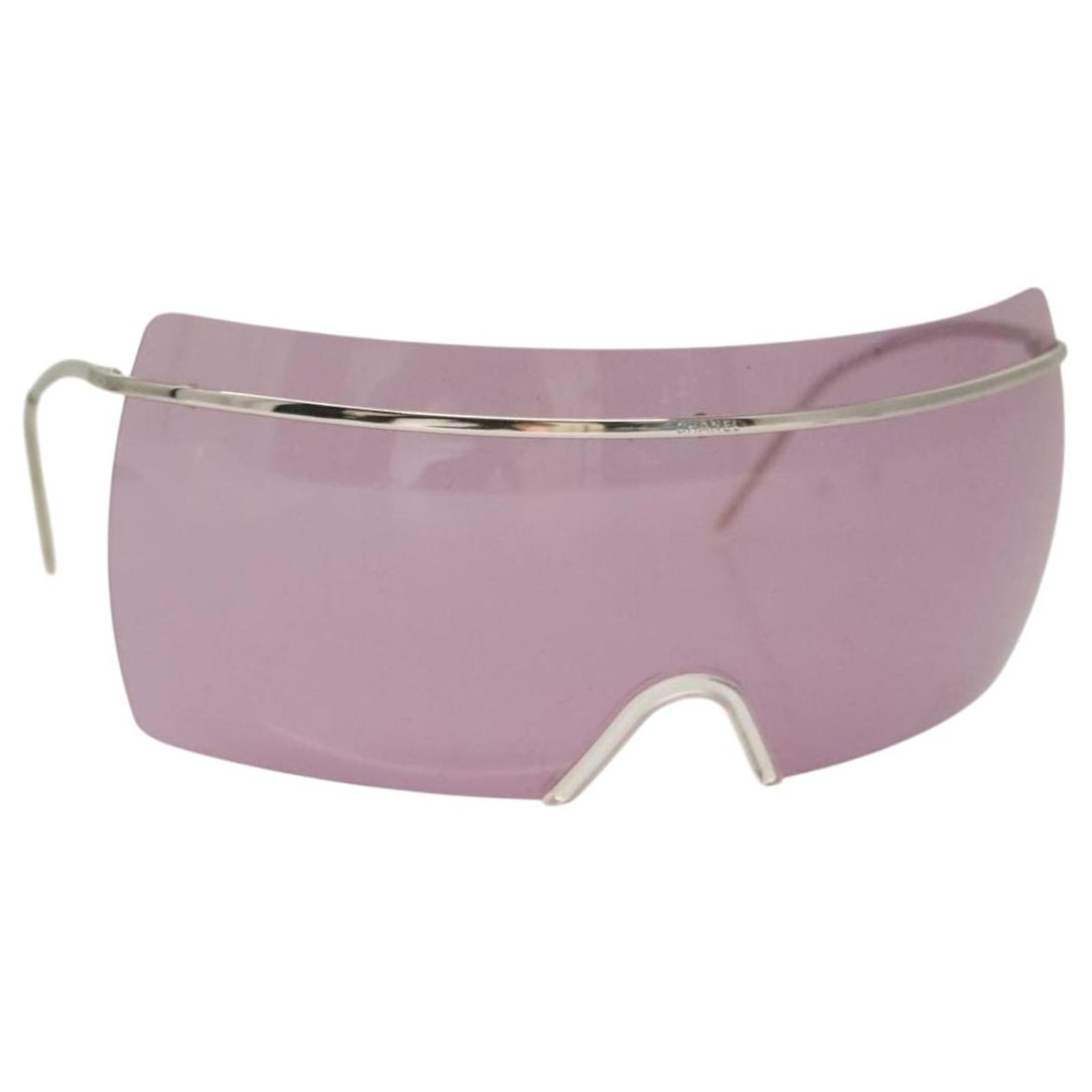 CHANEL Sunglasses Plastic Purple CC Auth sw1216 ref.2382546 