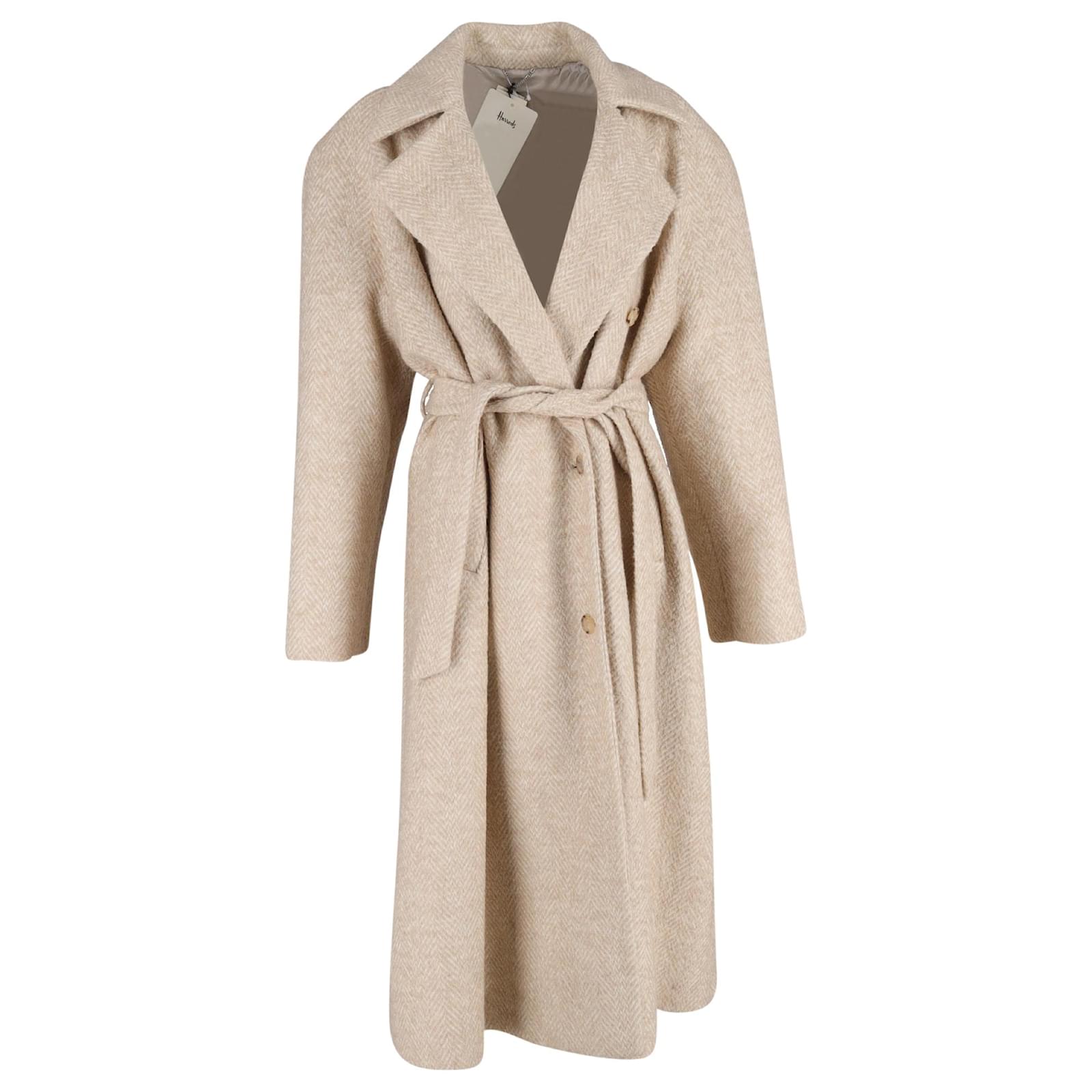 Manteau Magda Manteaux Manteau MAGDA En Laine Femme BEIGE Maison 123