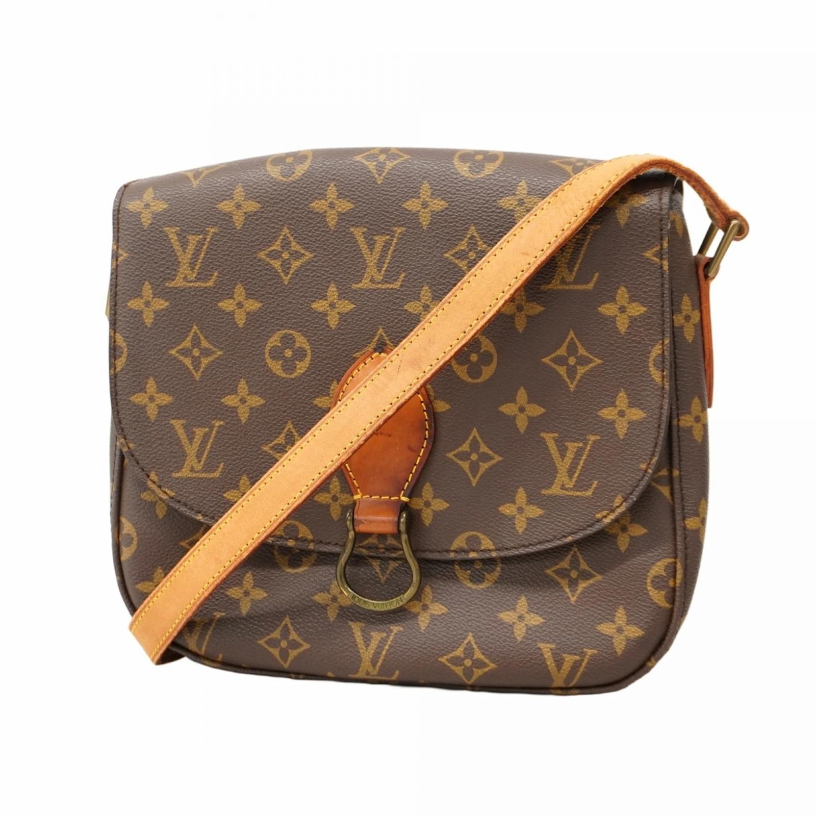 Louis Vuitton Monogram Saint-Cloud GM Schultertasche Braun ref