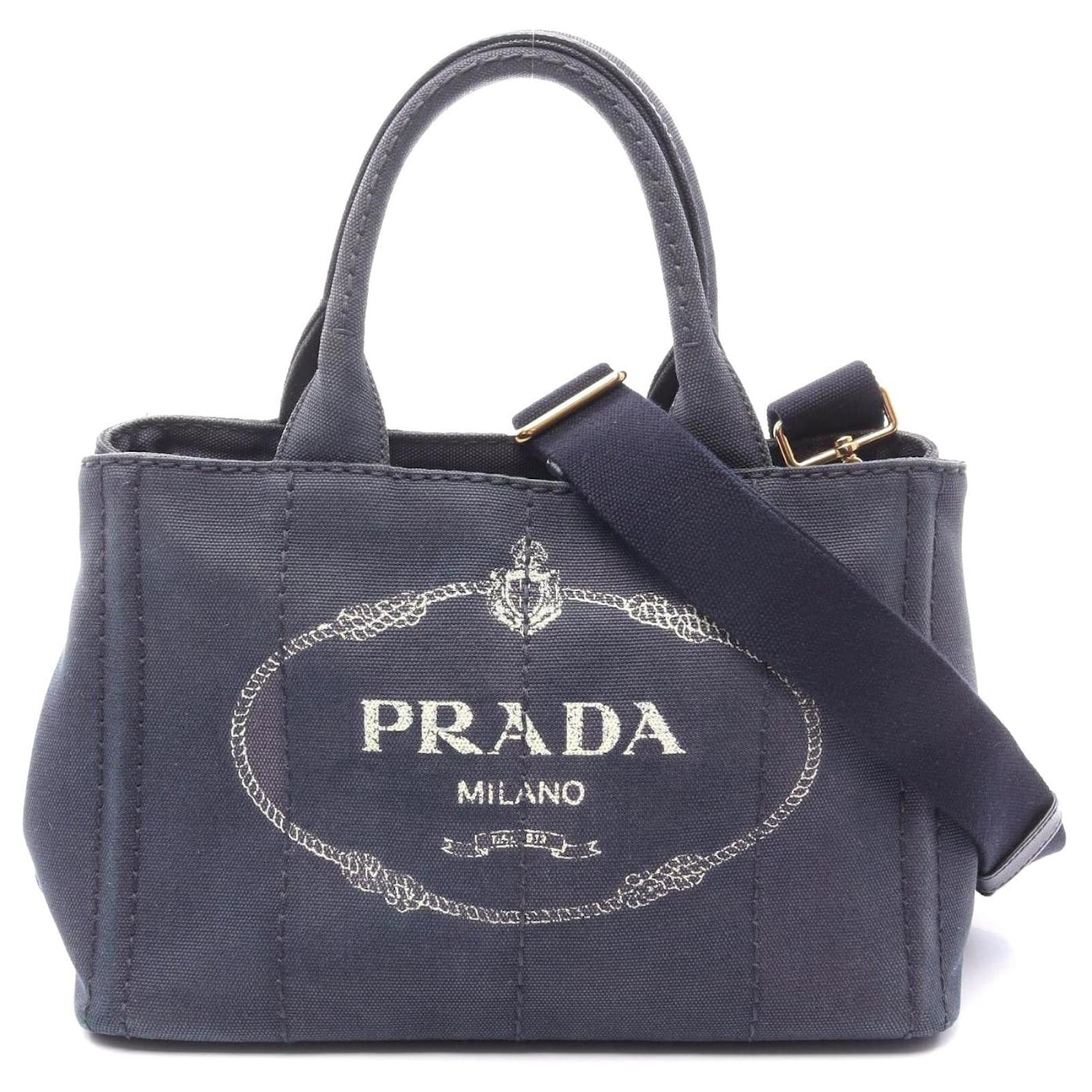 バッグ PRADA CANAPA SPORT CANVAS TOTE BAG Prada Canapa Canvas tote bag TABACCO Brown shoulder strap