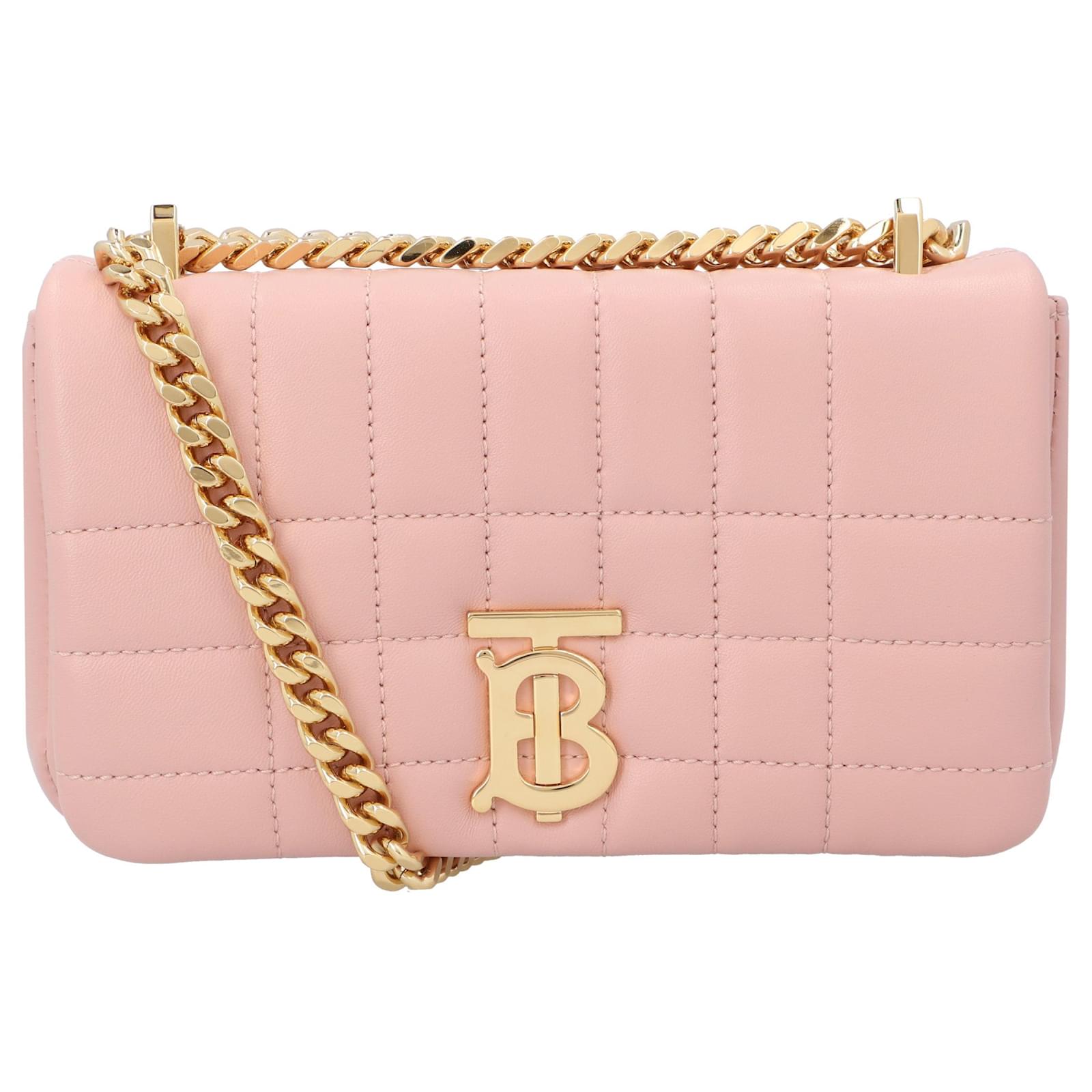 Burberry Quilted Leather Lola Mini Bag Pink ref.2399975 - Joli Closet