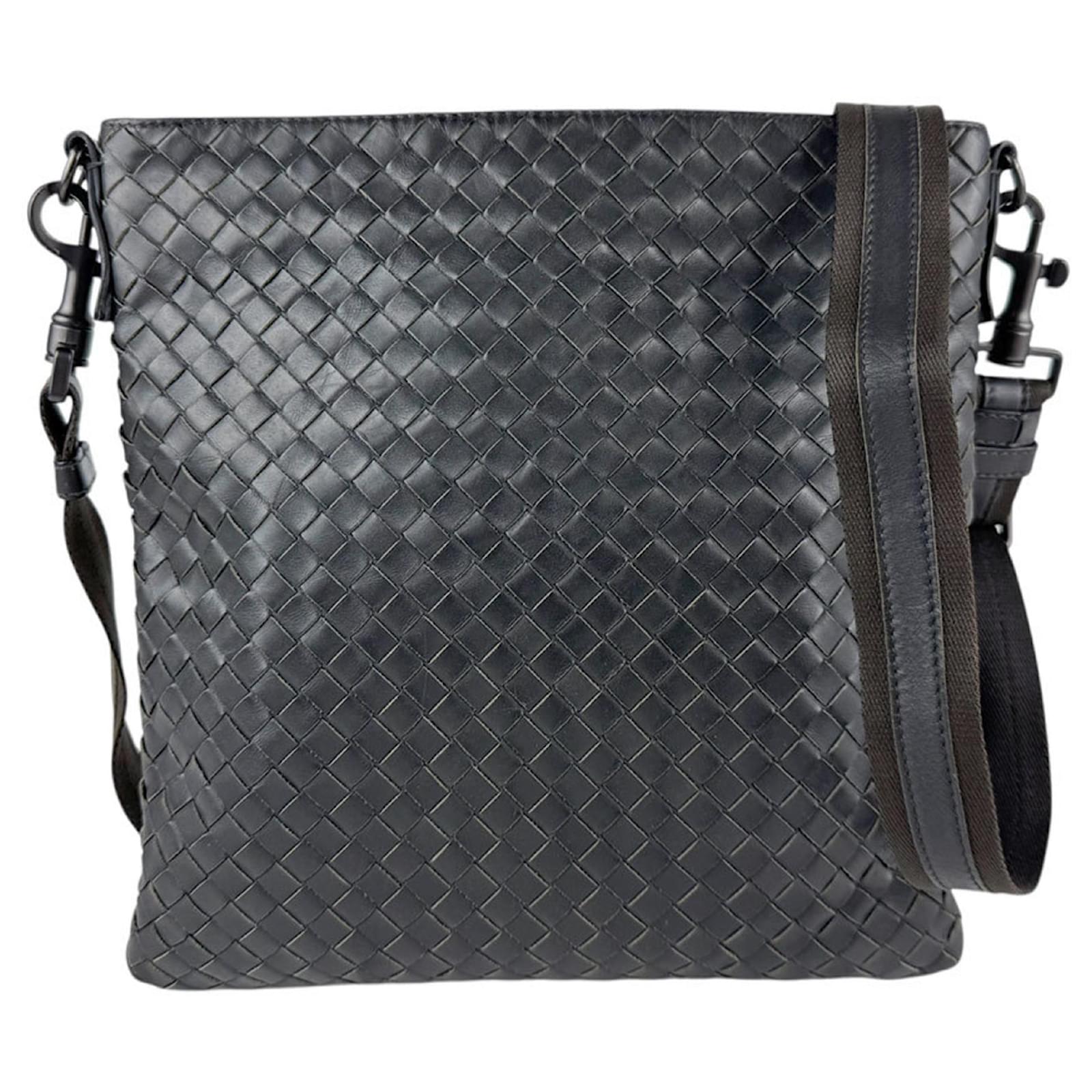 Messenger Bag Bottega Veneta Intrecciato Tasche Leder Bottega