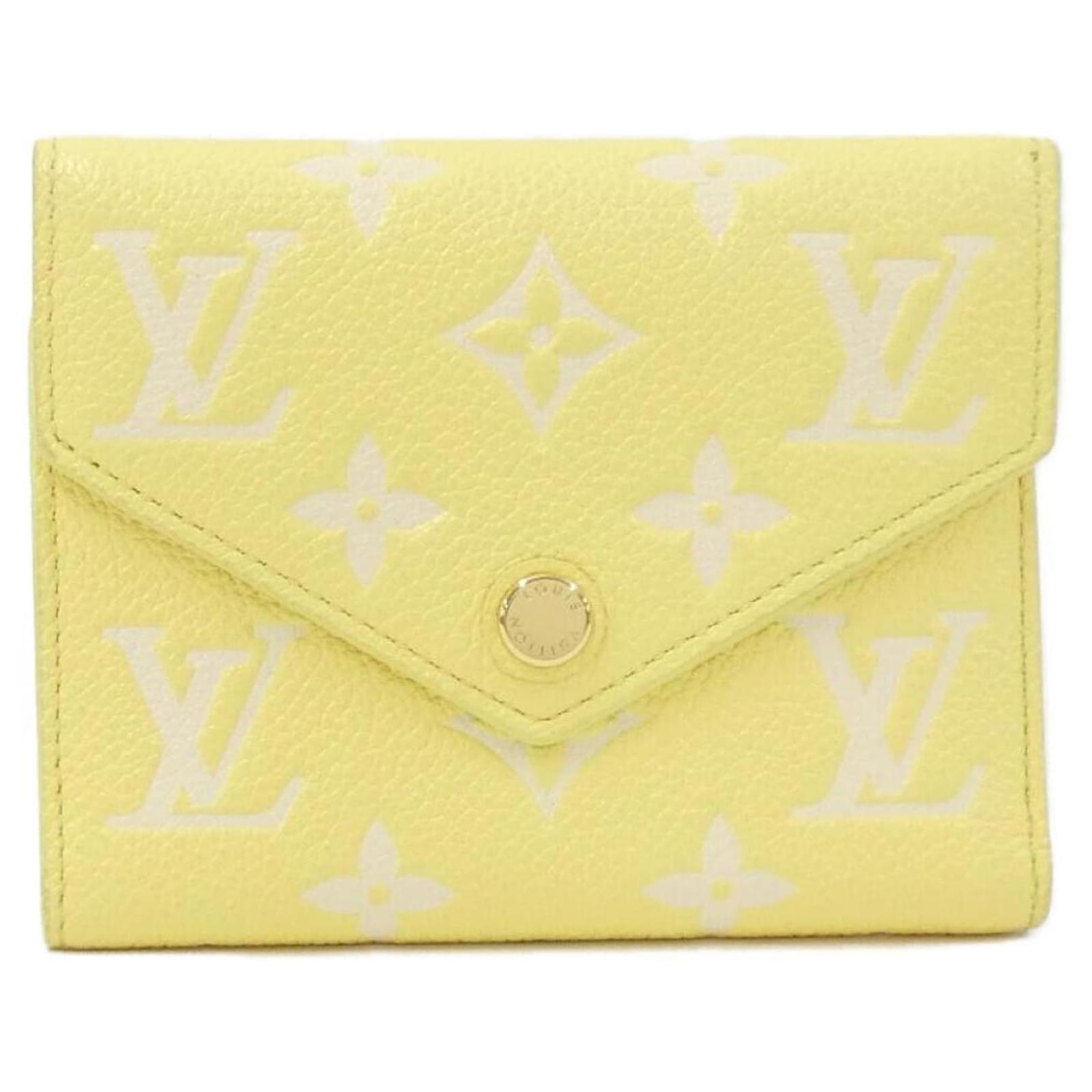 Portafoglio Victorine Portafoglio Louis Vuitton Giallo Portafoglio