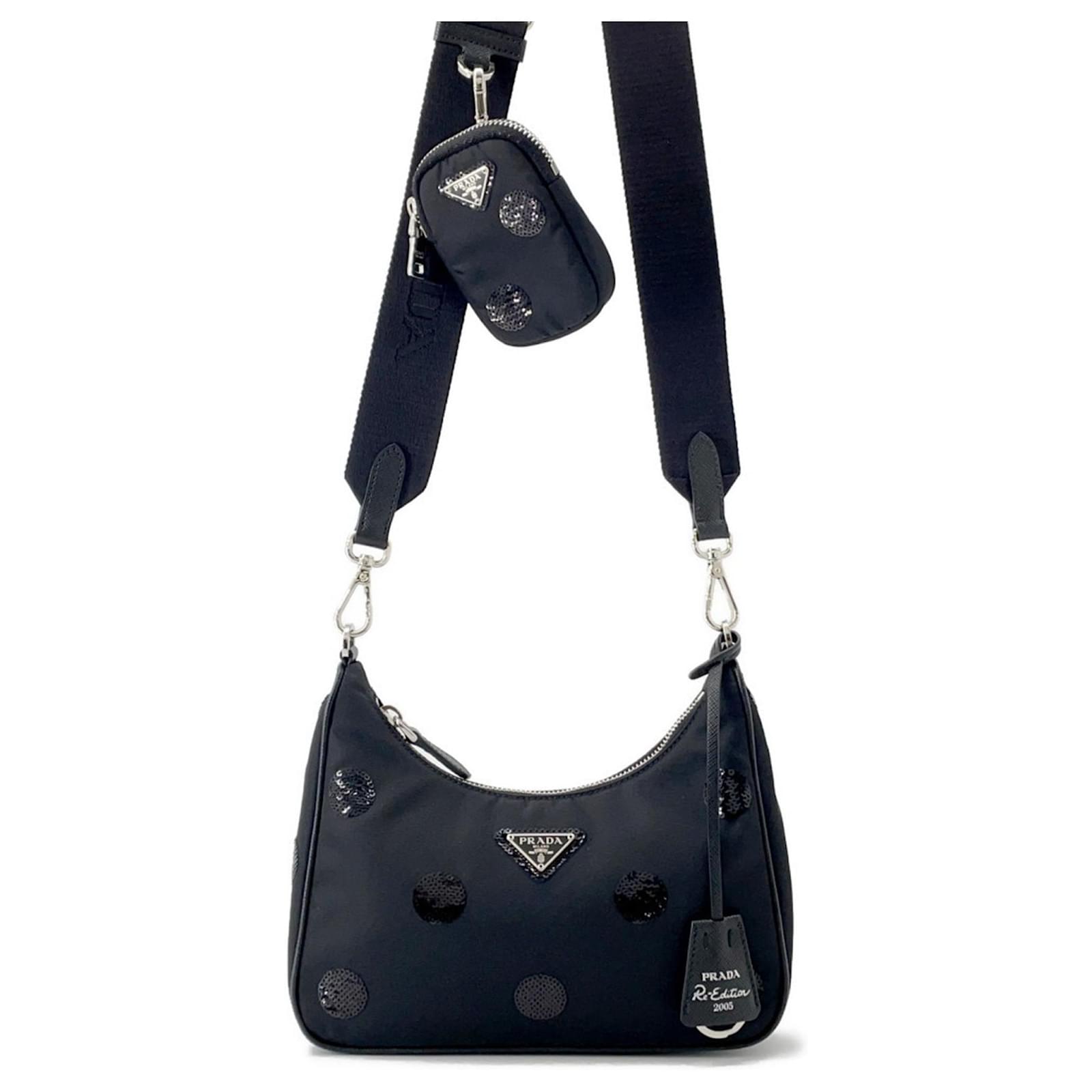 Tasche Herren Nylon Shoulder Bag Prada Nylon Tasche Schwarz Prada