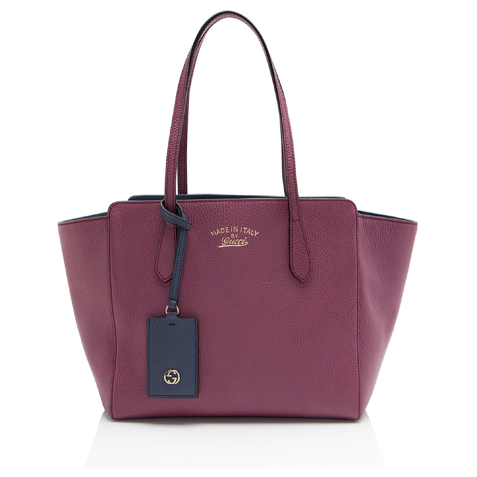 Gucci Leather Swing Small Tote Pink ref.2403884 - Joli Closet