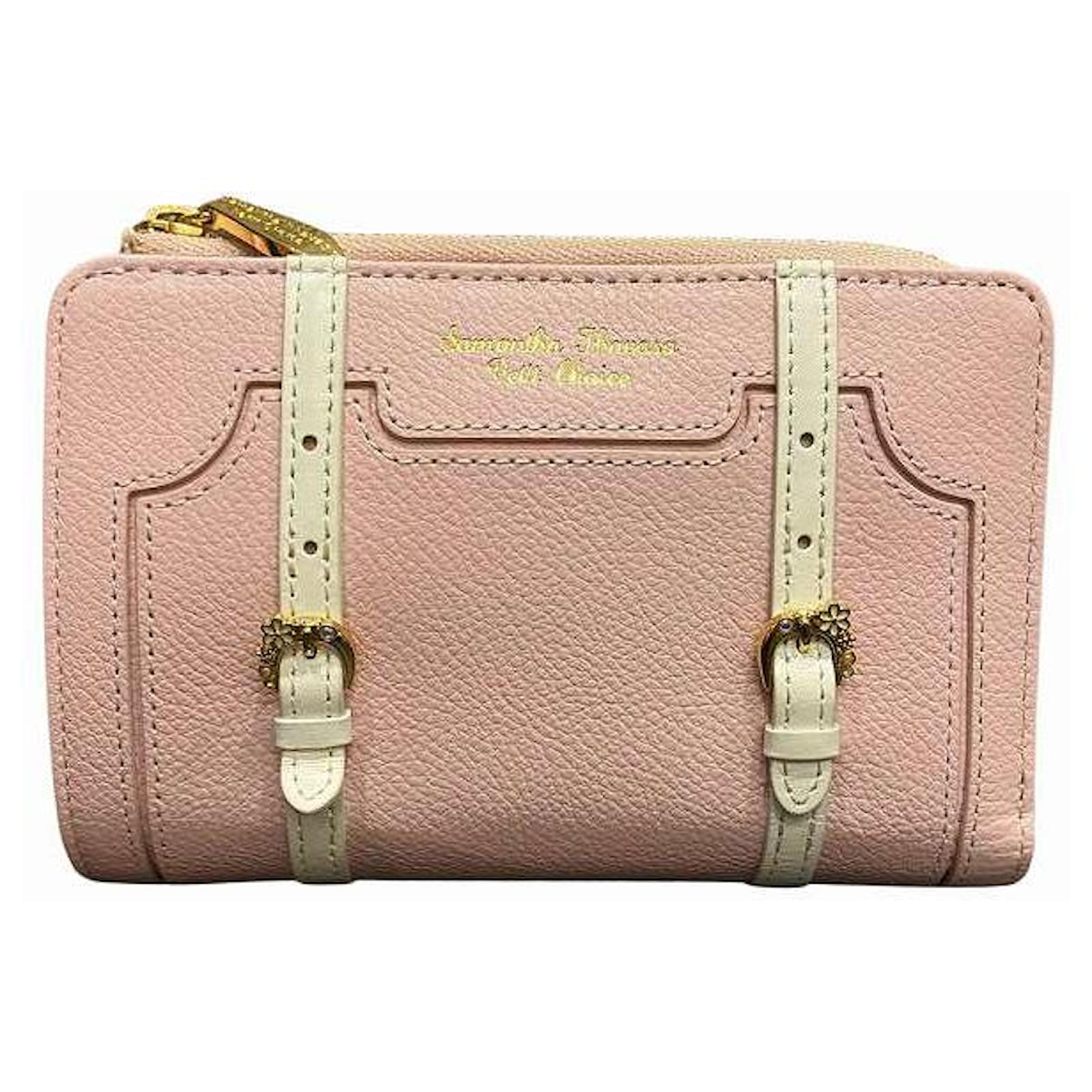 Autre Marque Portefeuille en cuir bifold Samantha Thavasa Petit