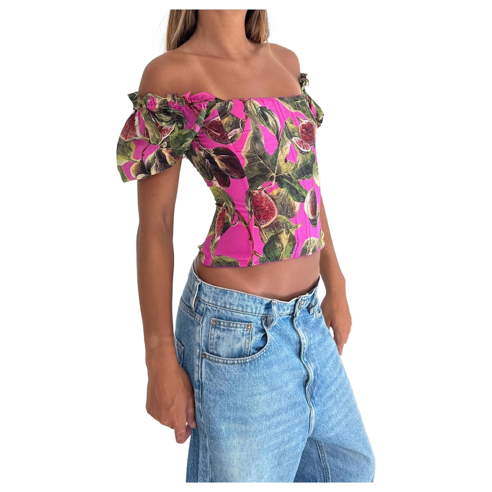 Dolce & Gabbana ノースリーブトップス ピンク Dolce & Gabbana ノースリーブトップス ピンク