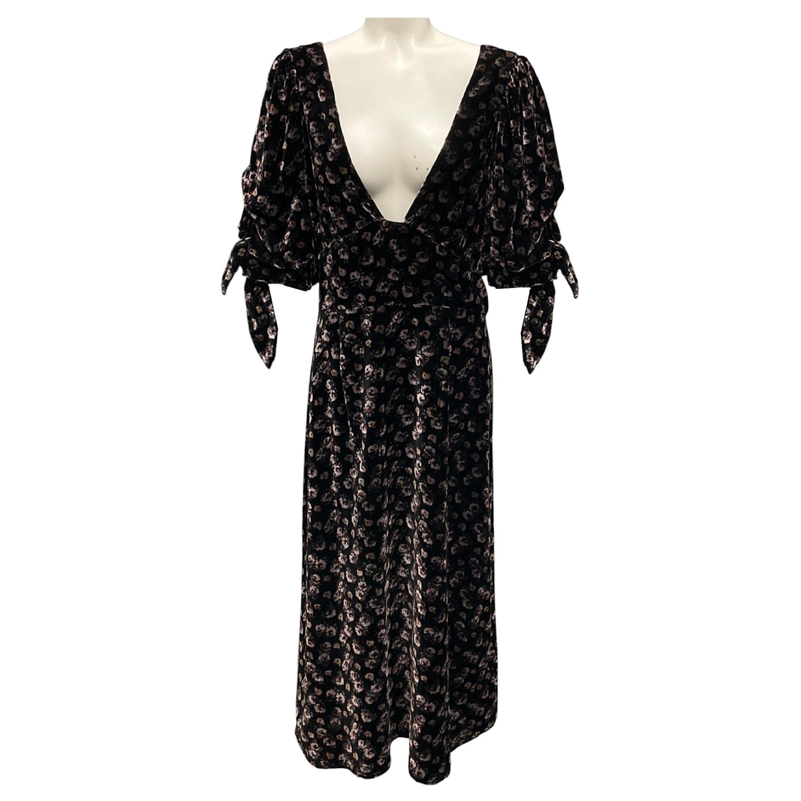 sea black velvet dress Sea NYC velvet Dress
