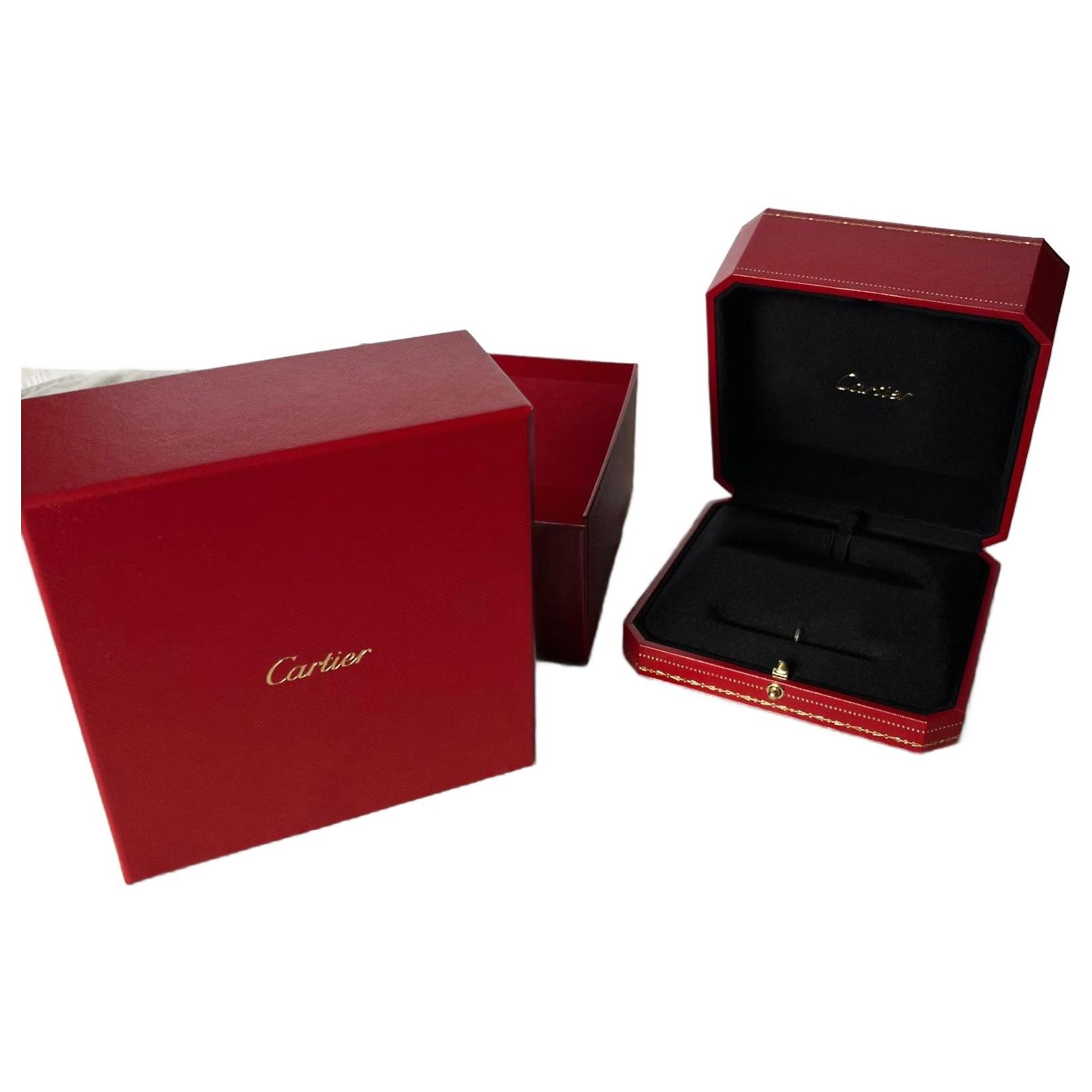 Cartier box for Love bracelet Red Leather ref.2410060 - Joli Closet