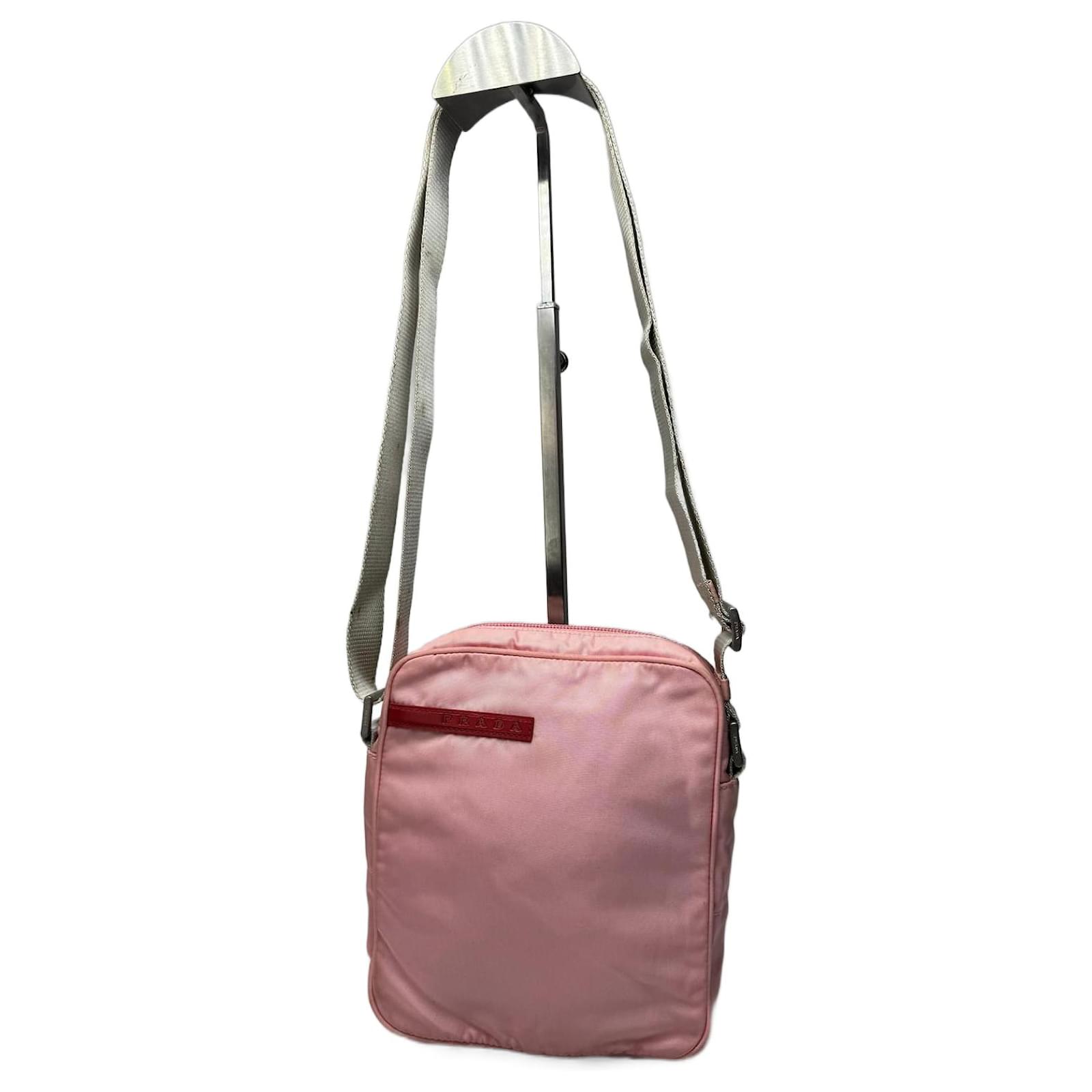Vintage Prada Sport 2 way bag pink polyester ref.2416356 - Joli Closet