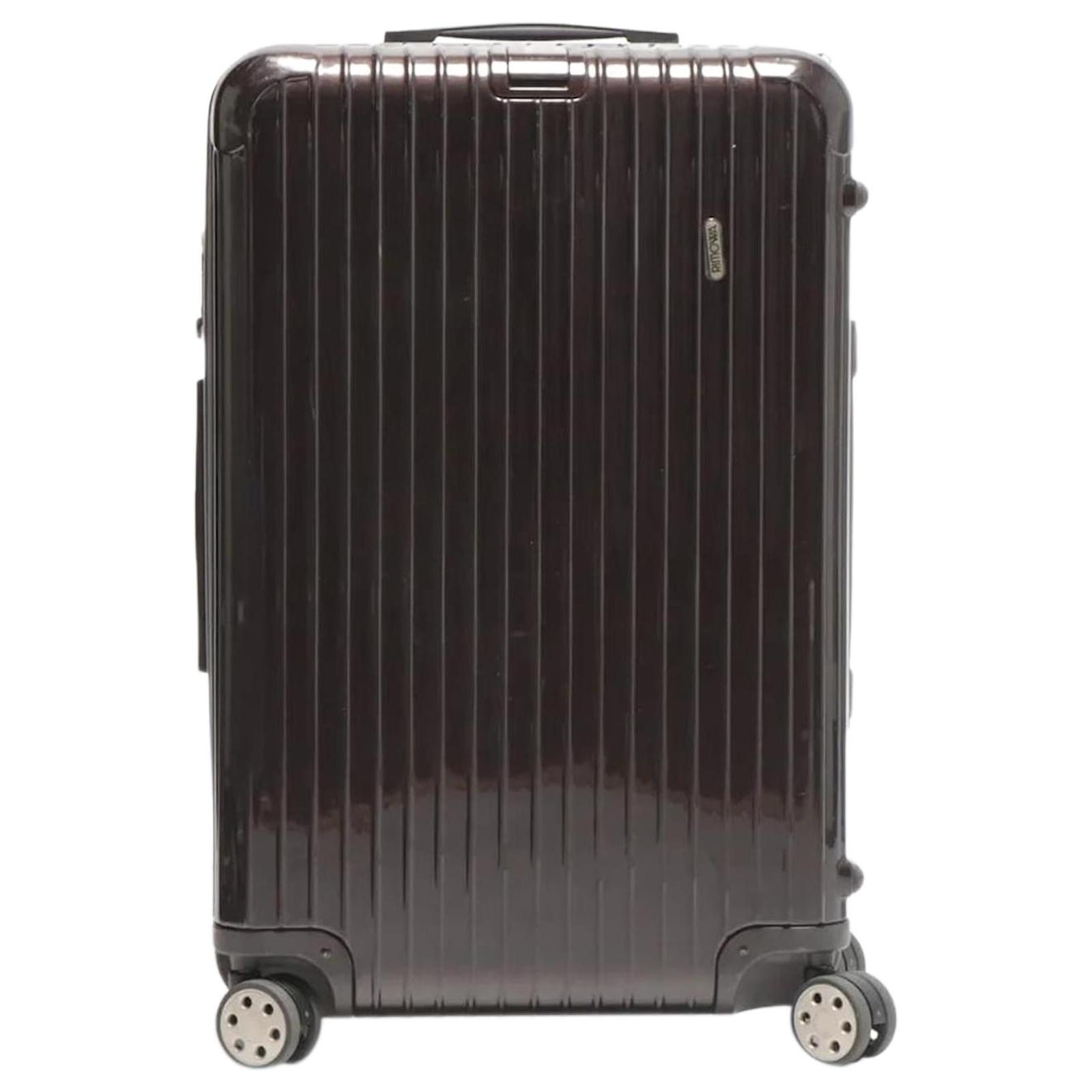 Rimowa Dark brown Salsa Deluxe large suitcase Plastic ref