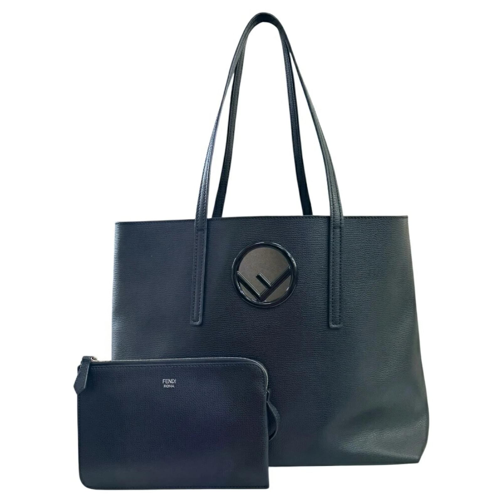 Borsa a Spalla in Pelle Fendi 8BH348 Nero Joli Closet