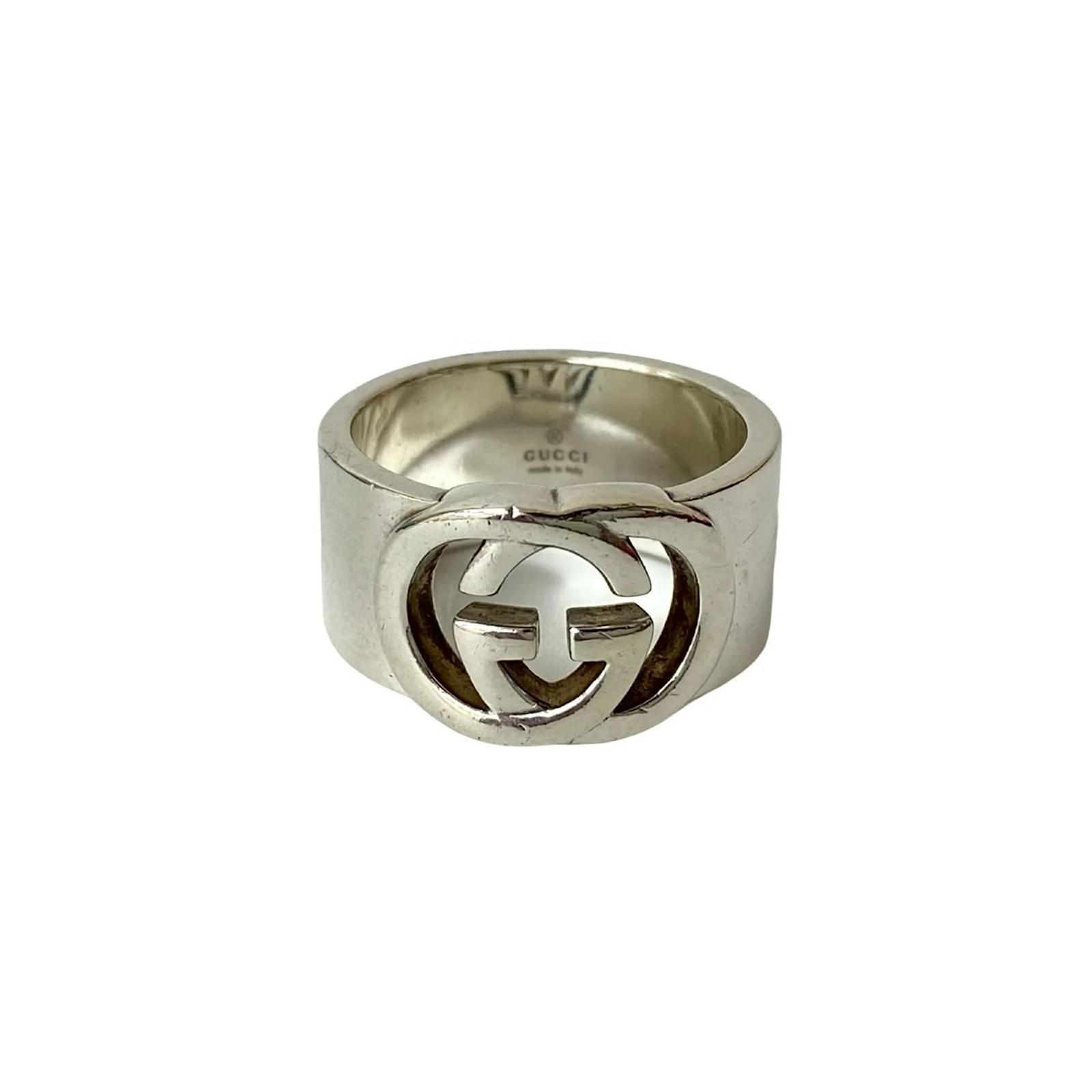 Bague Double G Entrelacée GUCCI Argent Argenté Joli