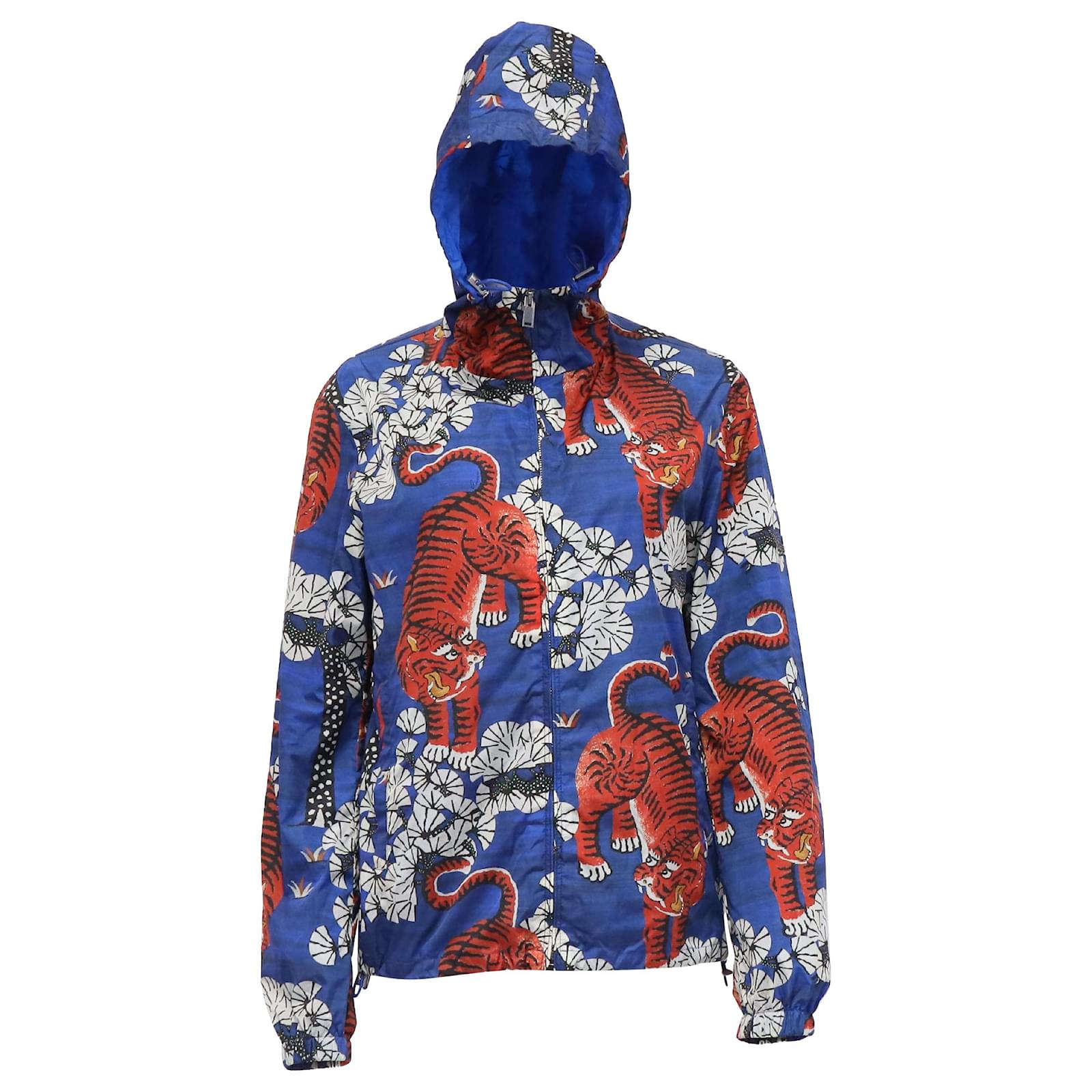 Mens Jacket Gucci Printed Jacket Windbreaker Gucci Space Snake