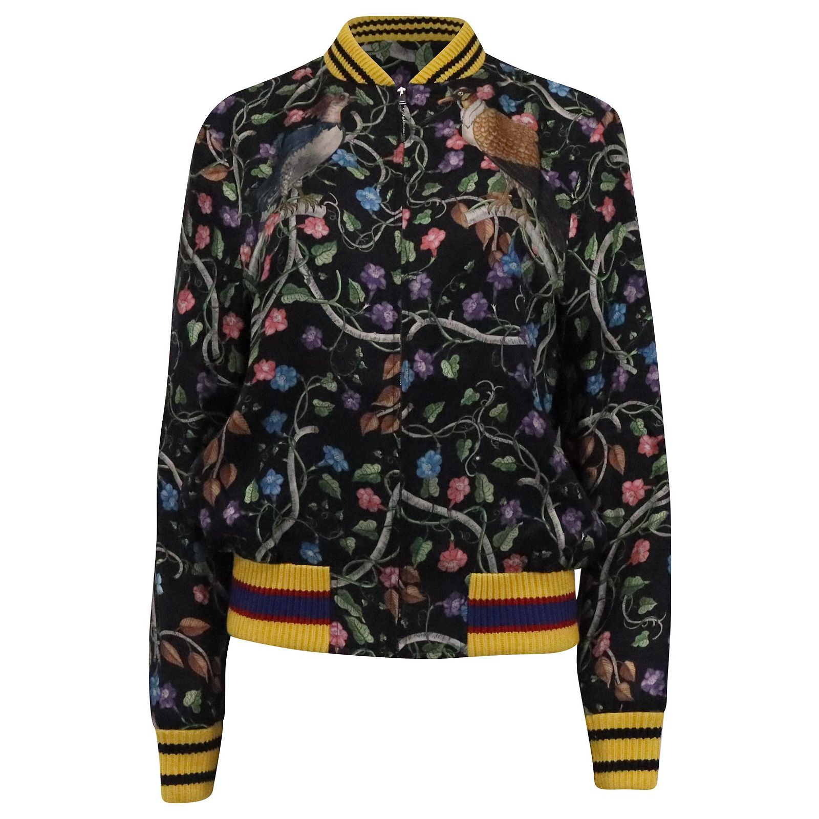 Bomber Jacket Gucci Jacket With Snake On The Back Gucci Flora 