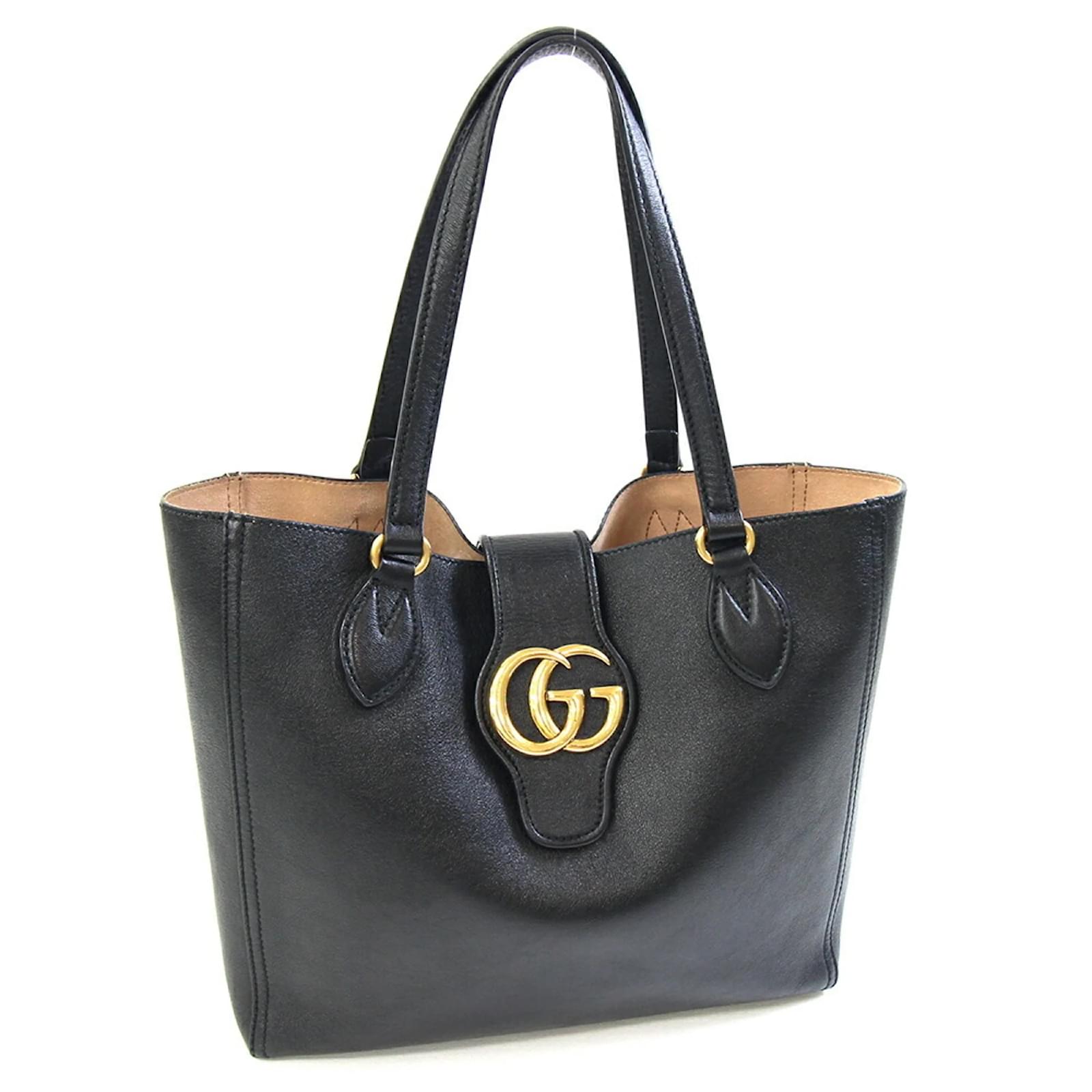 Gucci GG Marmont Dahlia Tote Bag Leather ref.JC2419552 (Sold