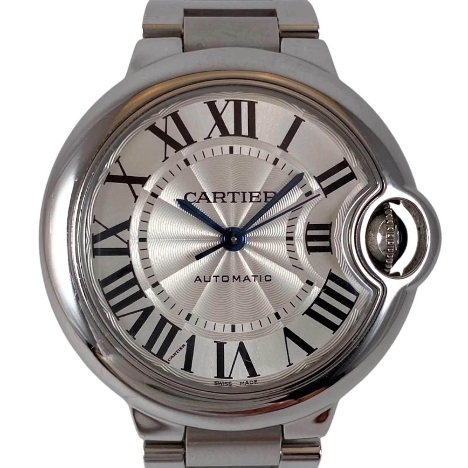 Stainless Steel Cartier Damenuhren Cartier Santos Galbée 24 X 35
