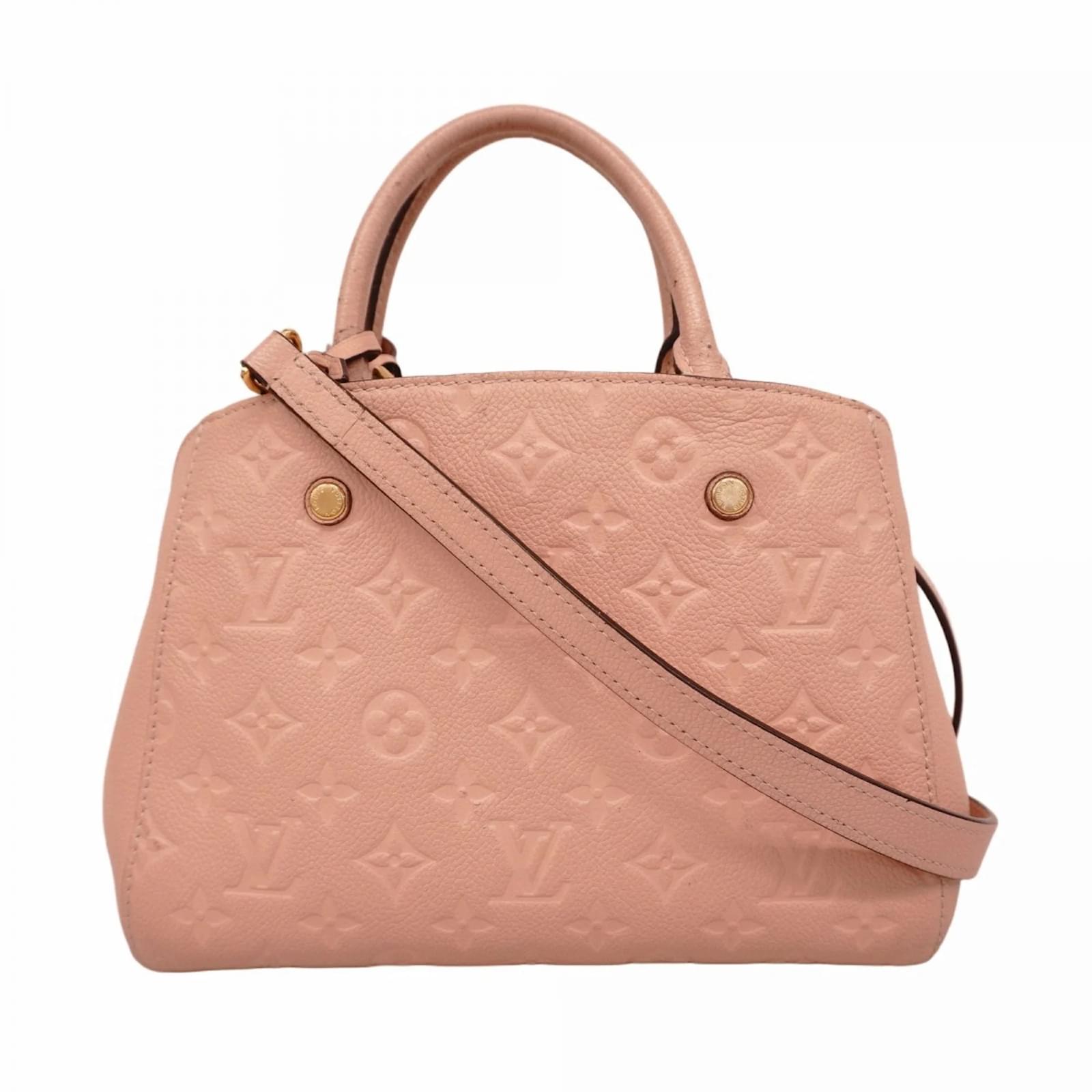 Louis Vuitton Monogram Empreinte Montaigne BB Handbag Pink ref