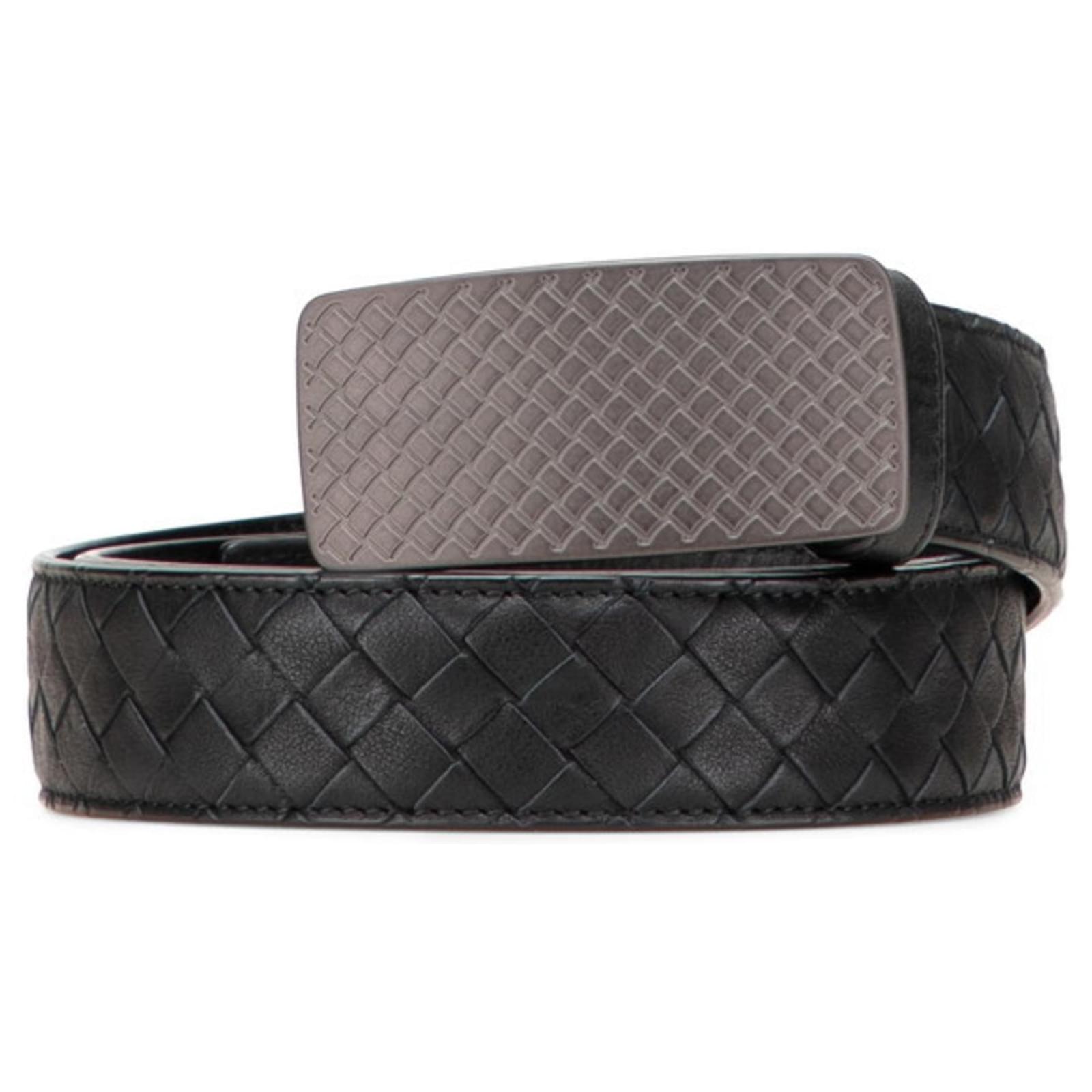 Bottega Veneta Intrecciato Belt Black Joli Closet