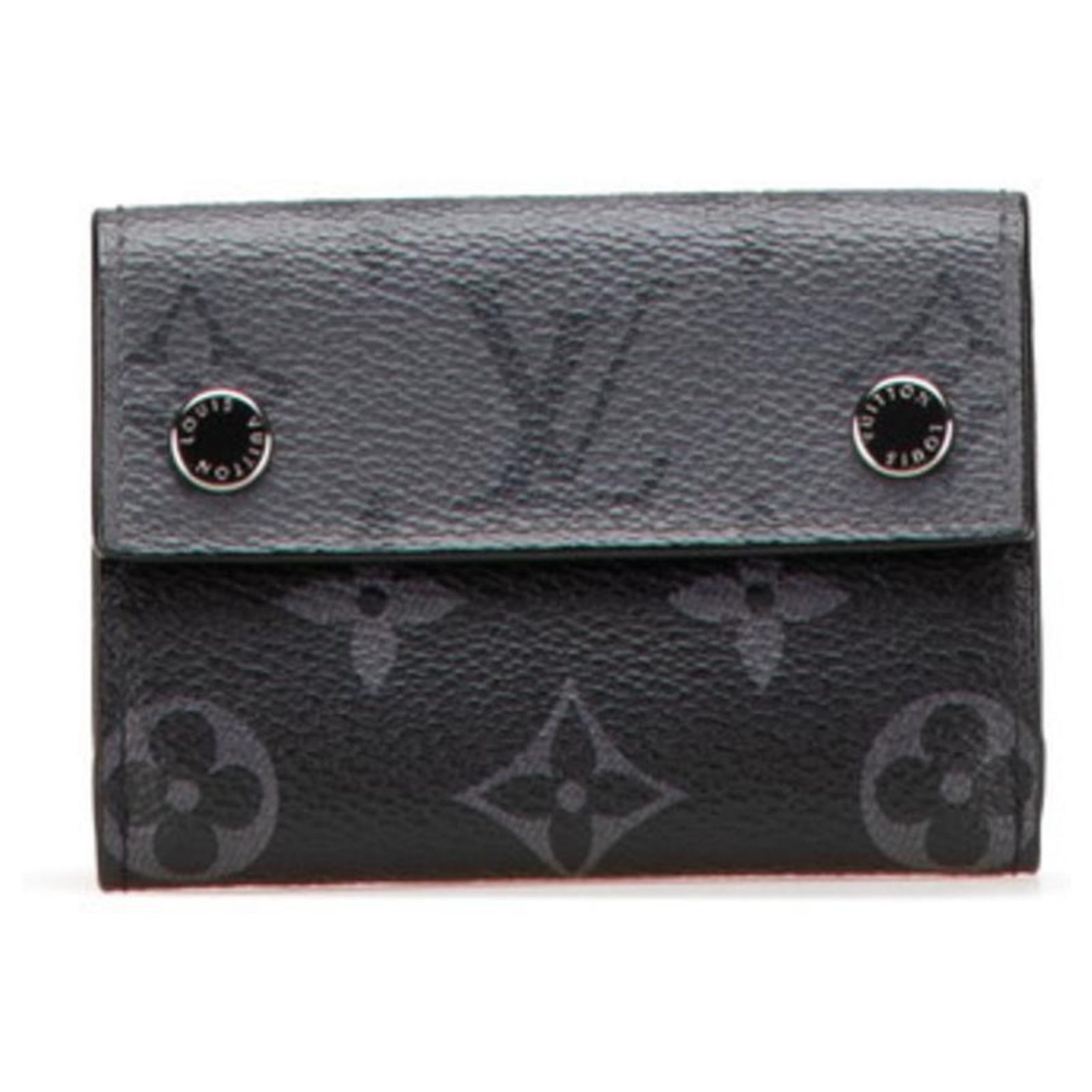 Louis Vuitton Black and Brown Monogram Clutch/Trifold Wallet. LOUIS VUITTON Trifold Monogram Canvas Wallet Brown main image 3