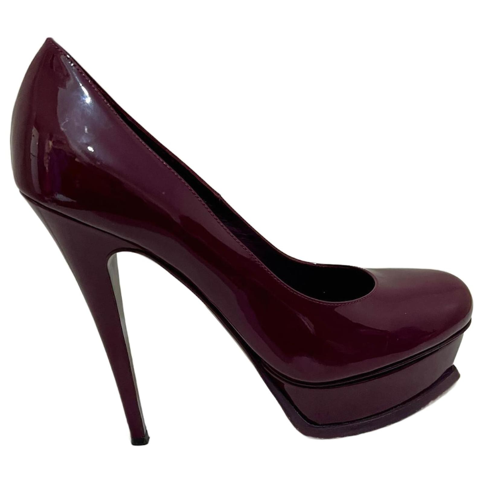 Salto Alto Sapato Salto Ysl Yves Saint Laurent Sapatos De Salto