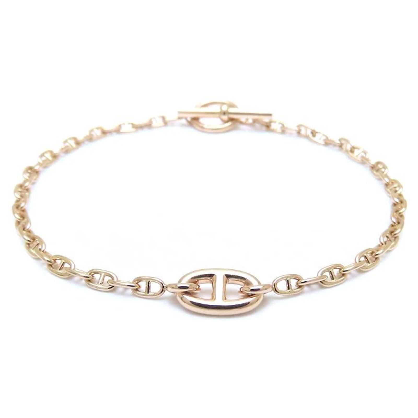 Hermès New Farandole bracelet TPM HERMES 18K Rose Gold TPM Farandole Bracelet ST 1590029
