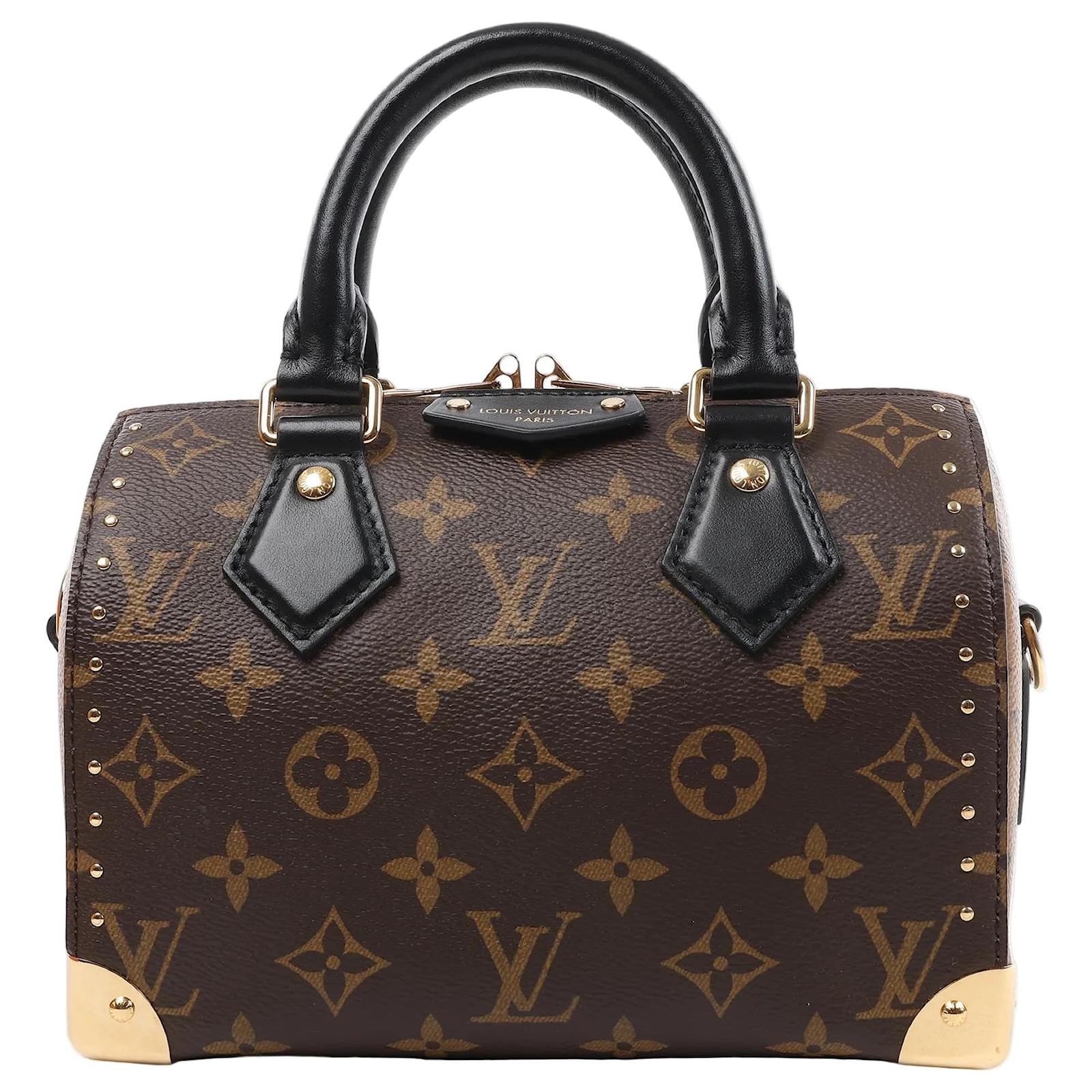 Louis Vuitton Monogram Reverse Speedy Trunk 20 Handbag M13146