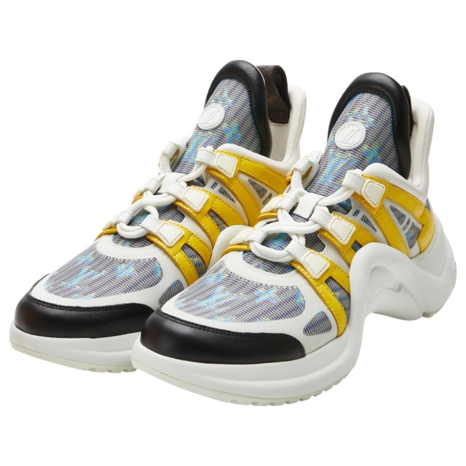 Louis Vuitton Arclight Sneakers Brown White Yellow