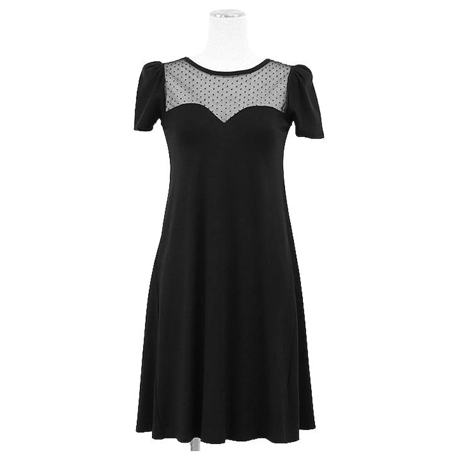 Red Valentino Stretch Jersey Dress Black ref.2383392 - Joli Closet